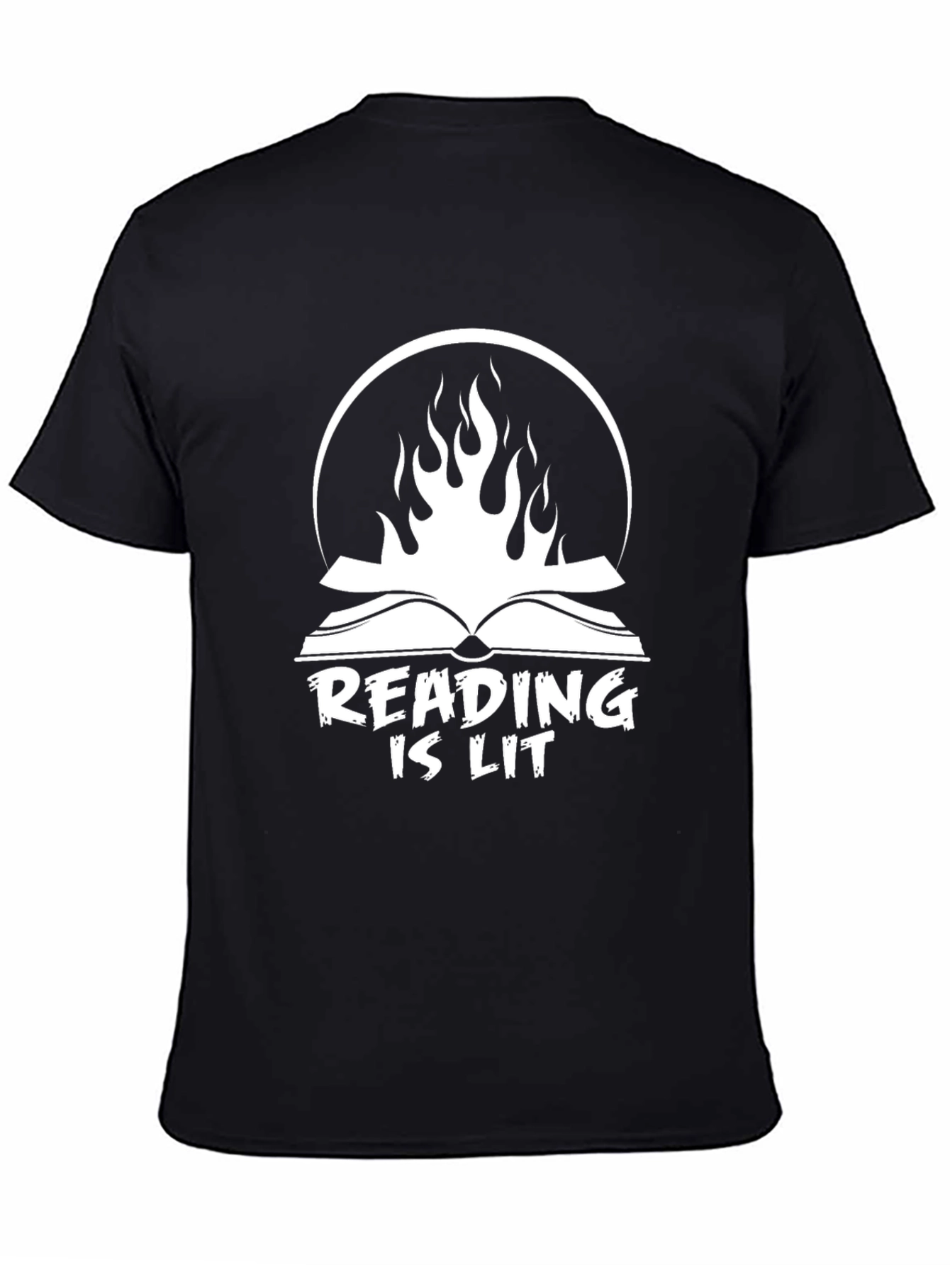 Reading is Lit Graphic Tee - Book Lover Shirt