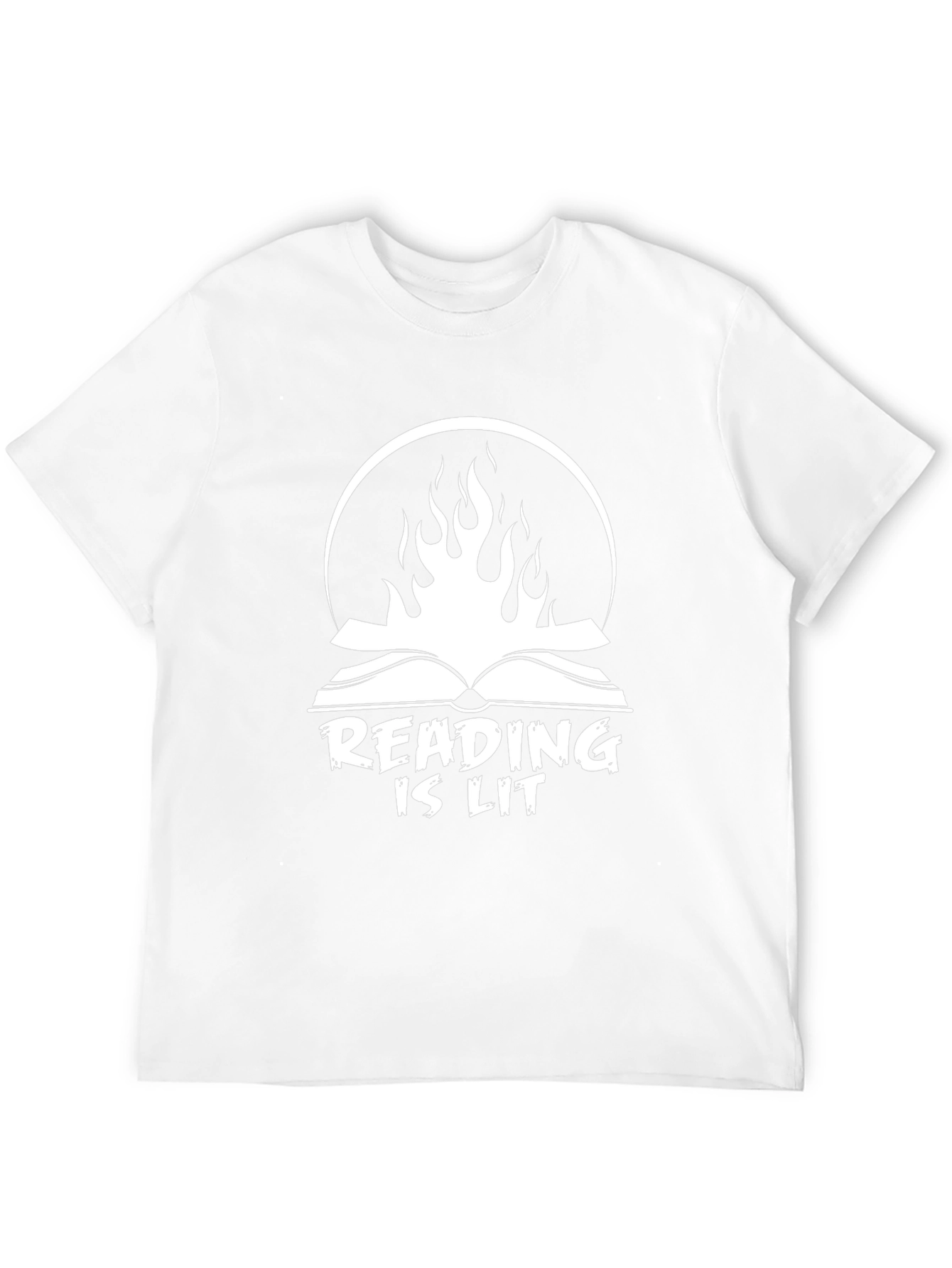 Reading is Lit Graphic Tee - Book Lover Shirt