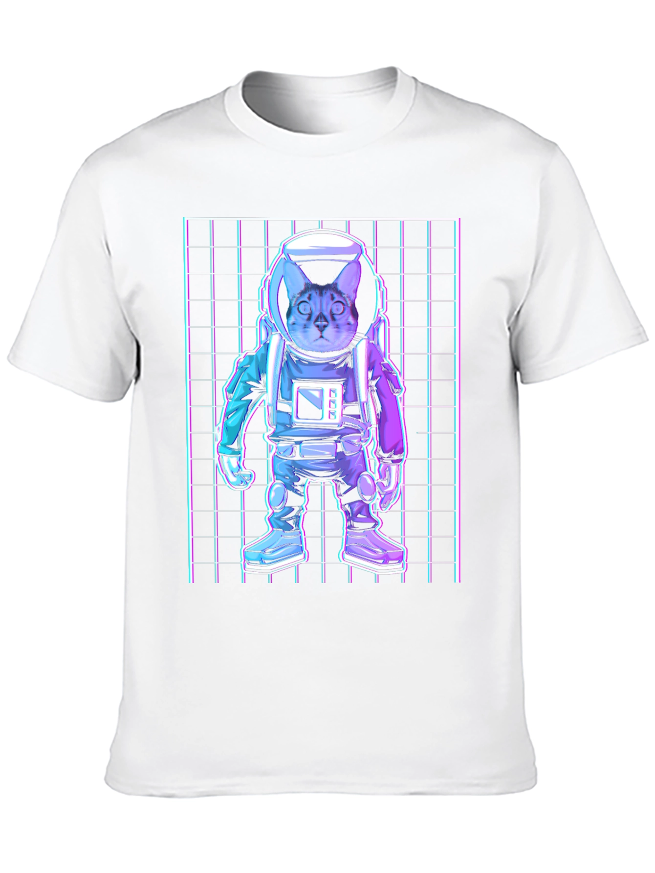 Cat Astronaut Graphic T-Shirt