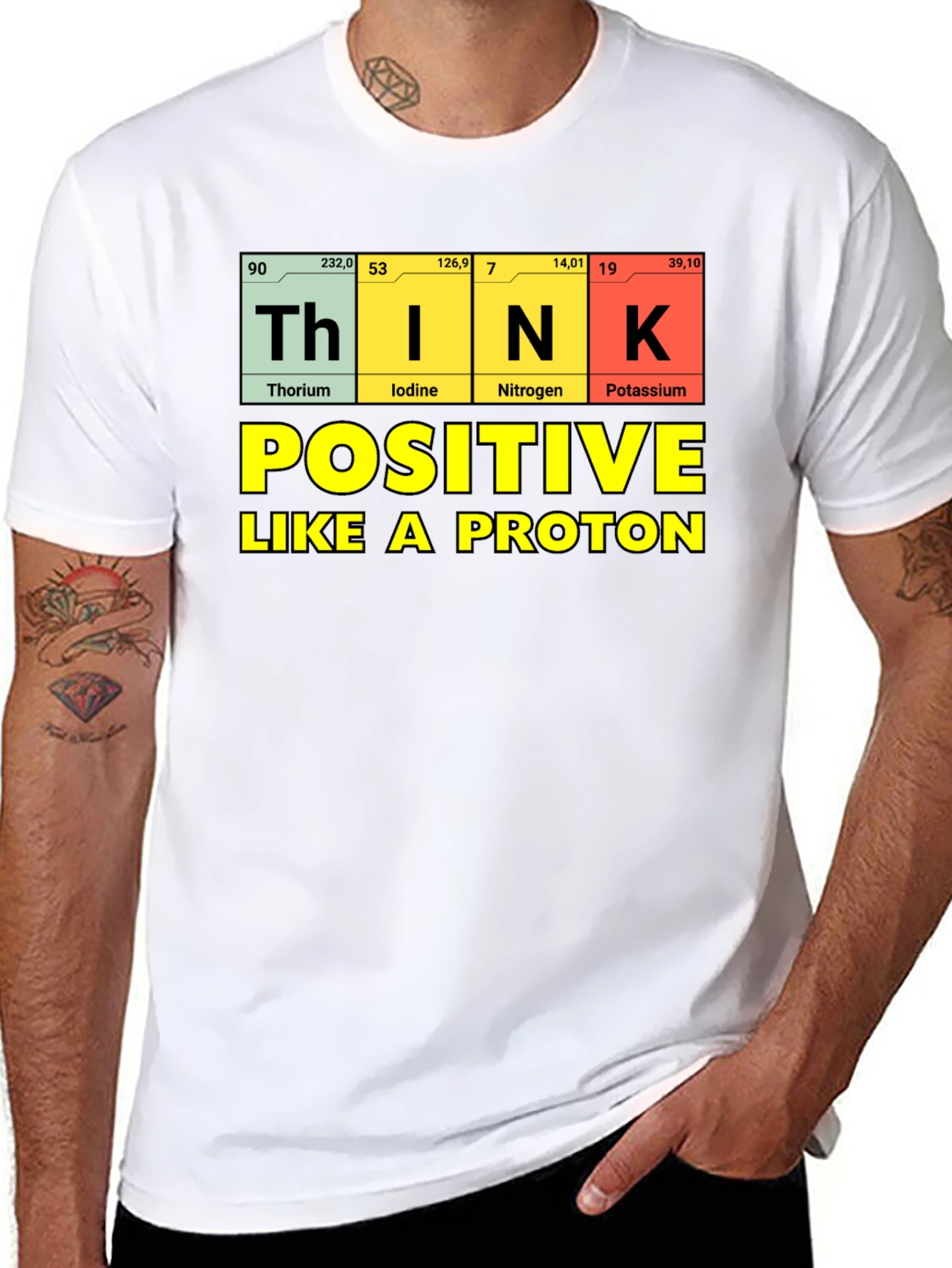 Think Positive Like A Proton T-Shirt