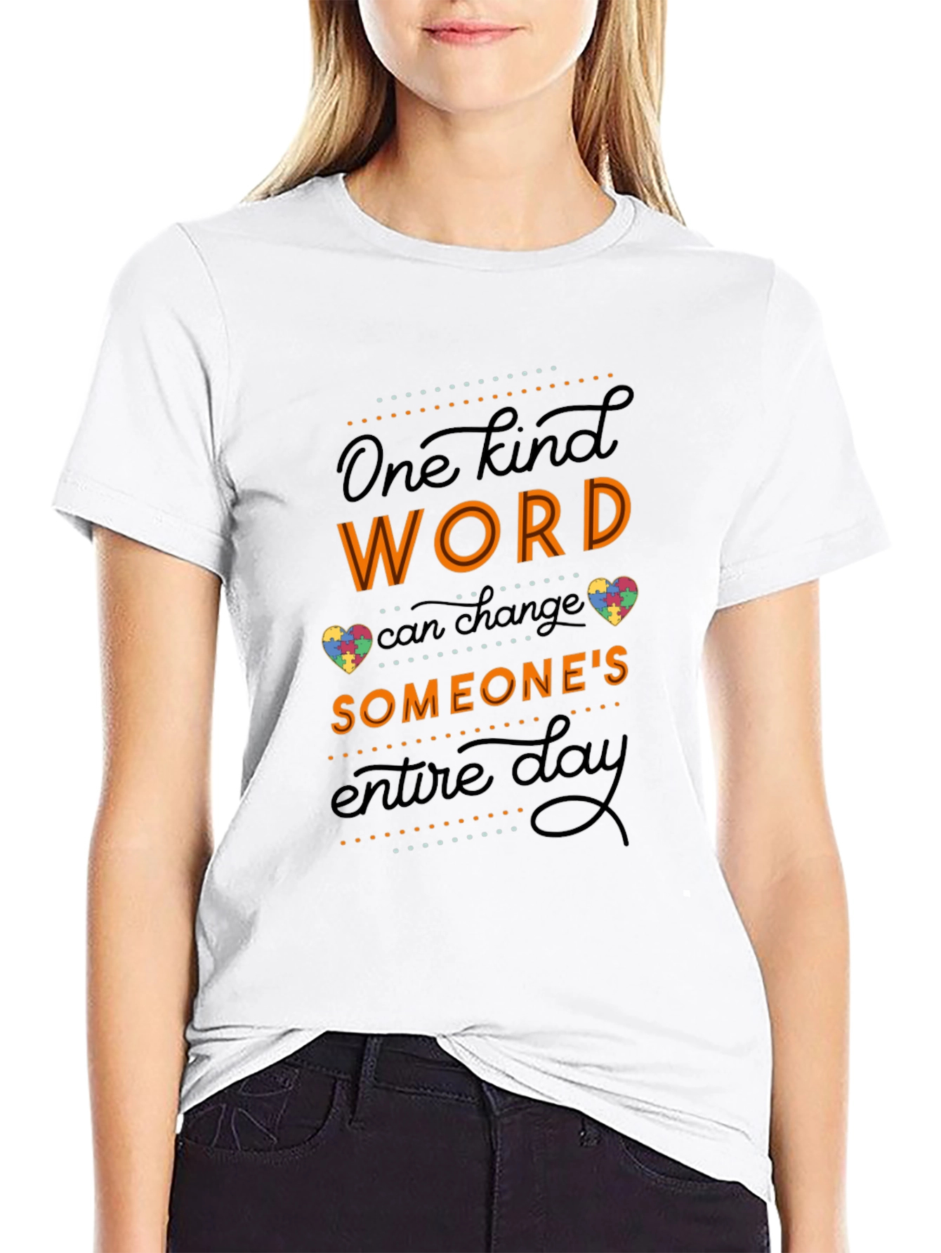 Kind Word Autism Awareness Graphic Tee