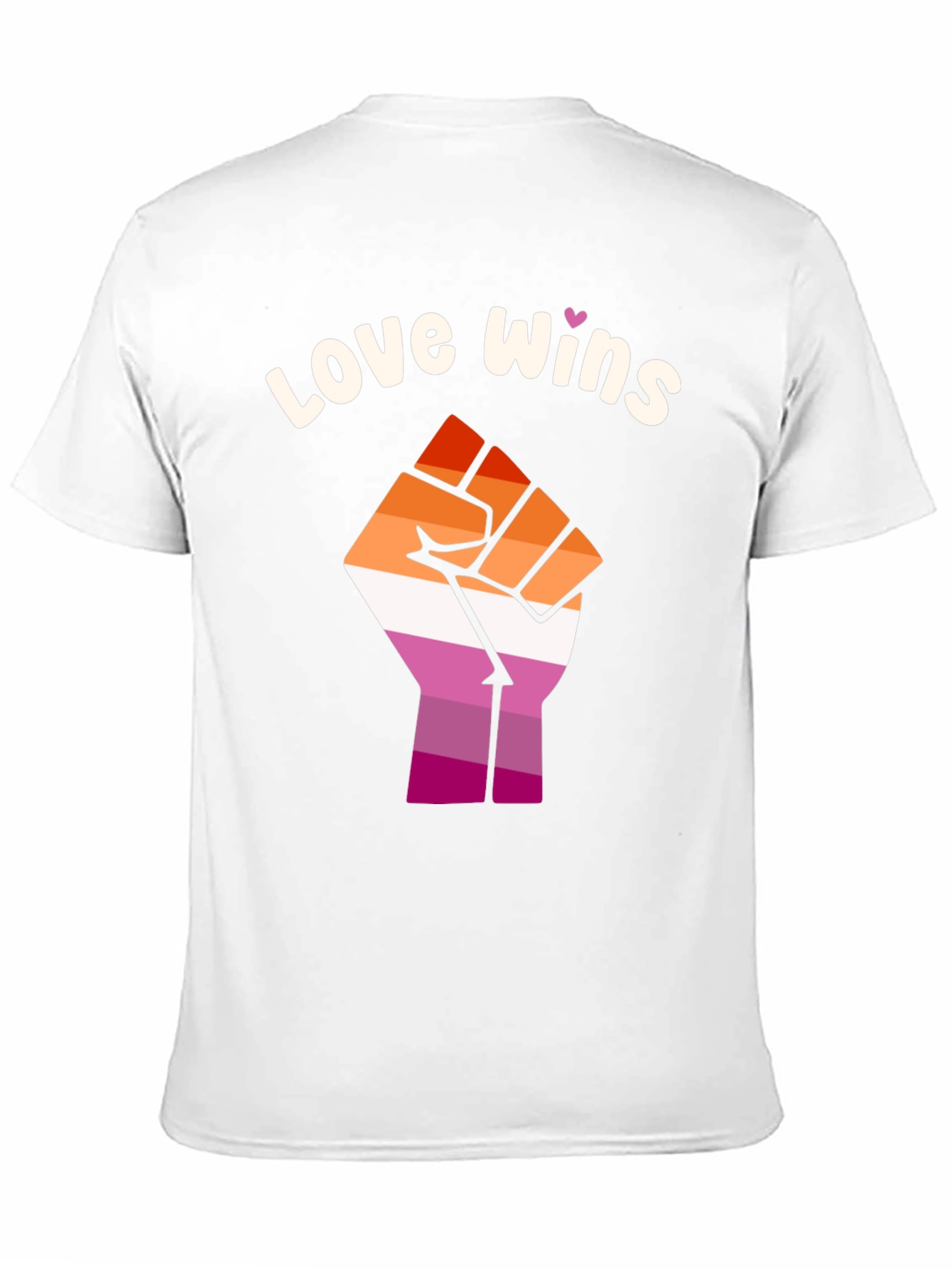 Love Wins Lesbian Pride Fist T-Shirt