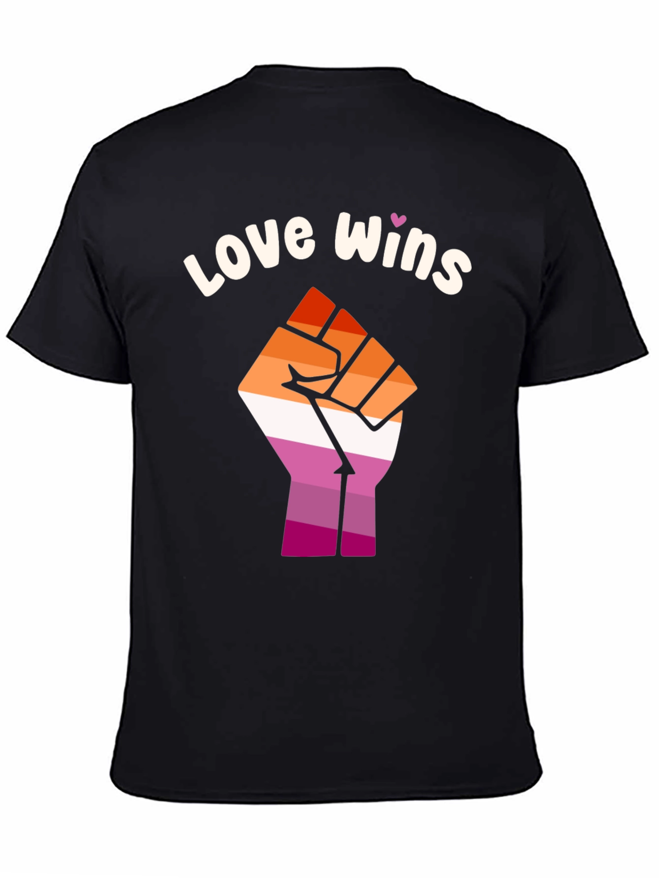 Love Wins Lesbian Pride Fist T-Shirt