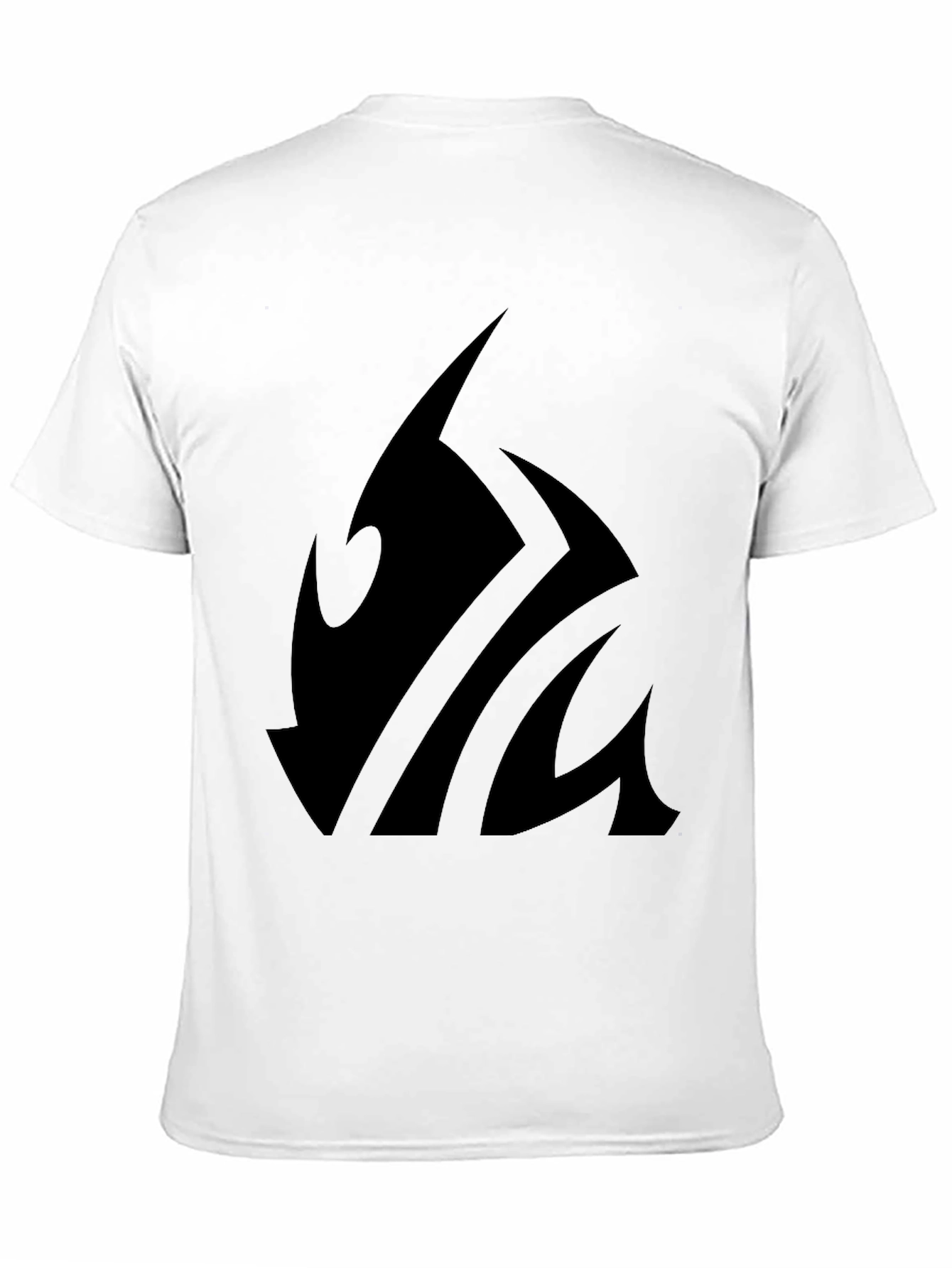 Bold Tribal Design Black T-Shirt - Modern Casual Tee
