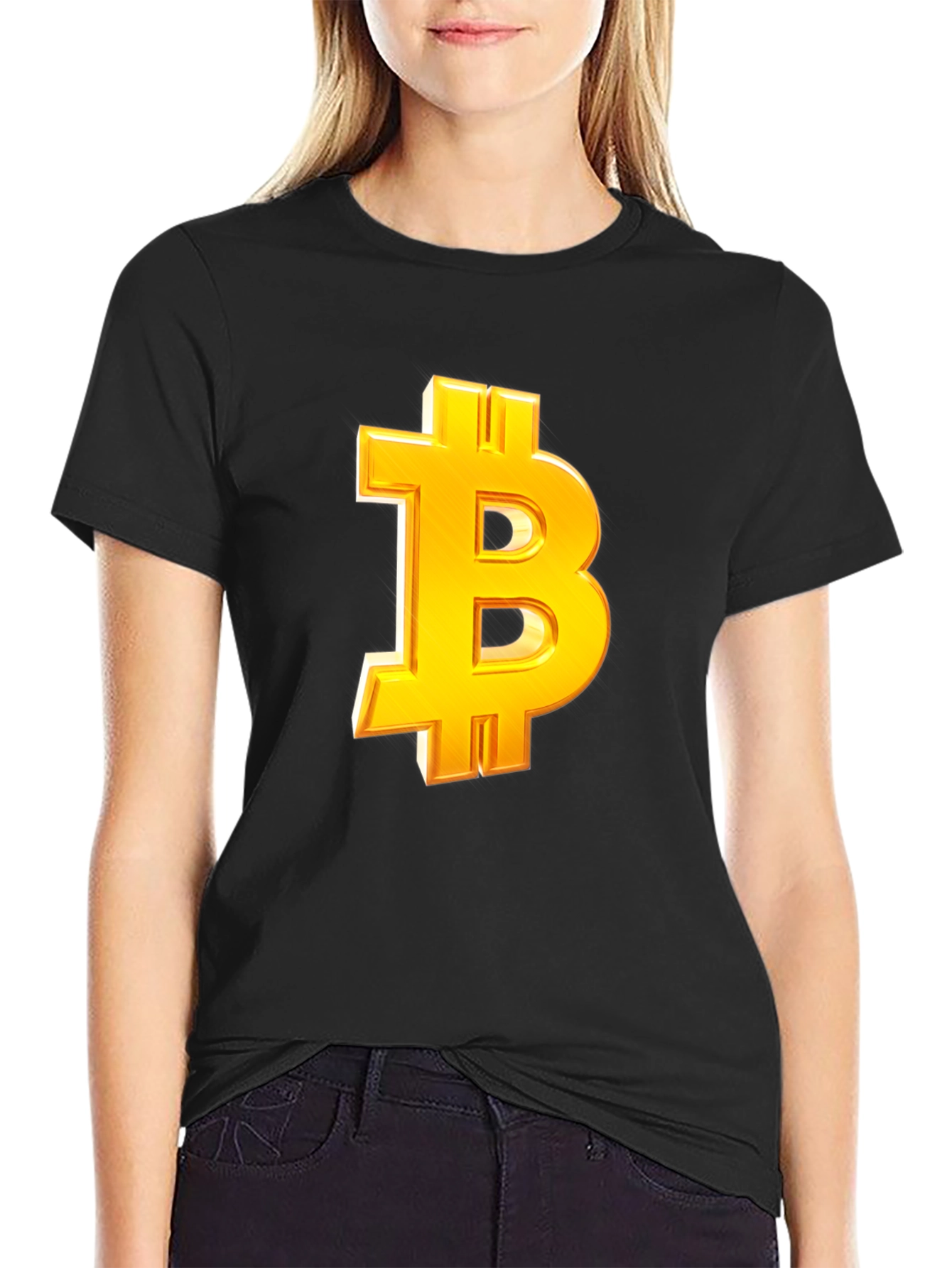 Bitcoin Black T-Shirt - Crypto Currency Style