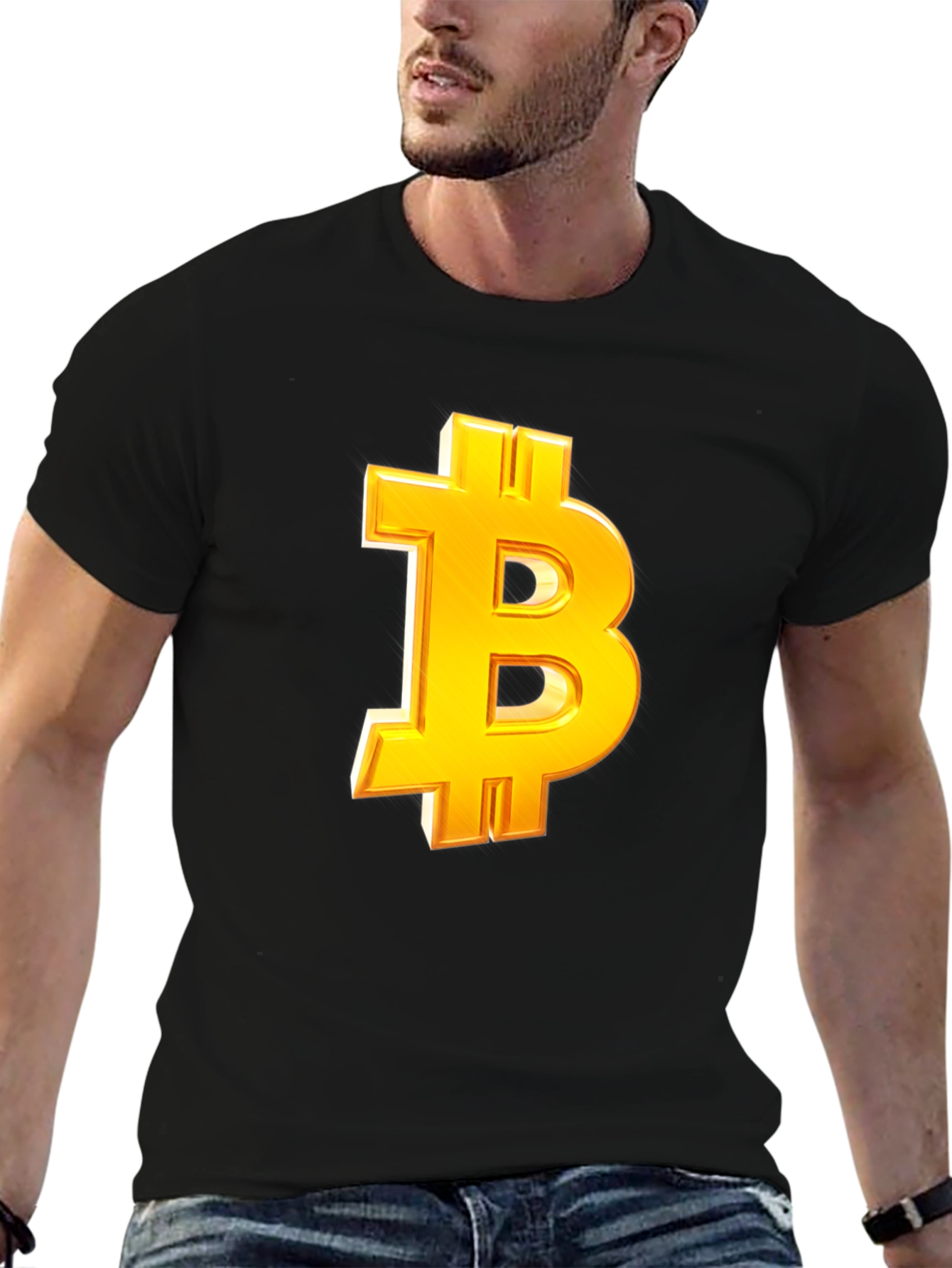Bitcoin Black T-Shirt - Crypto Currency Style