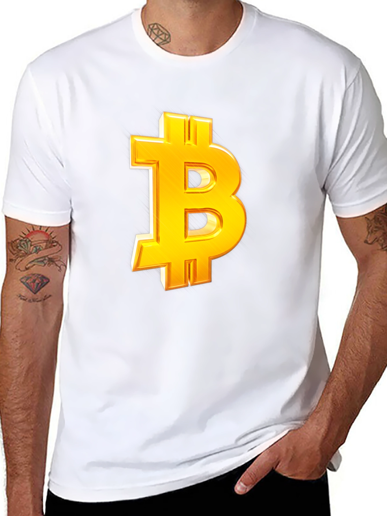 Bitcoin Black T-Shirt - Crypto Currency Style
