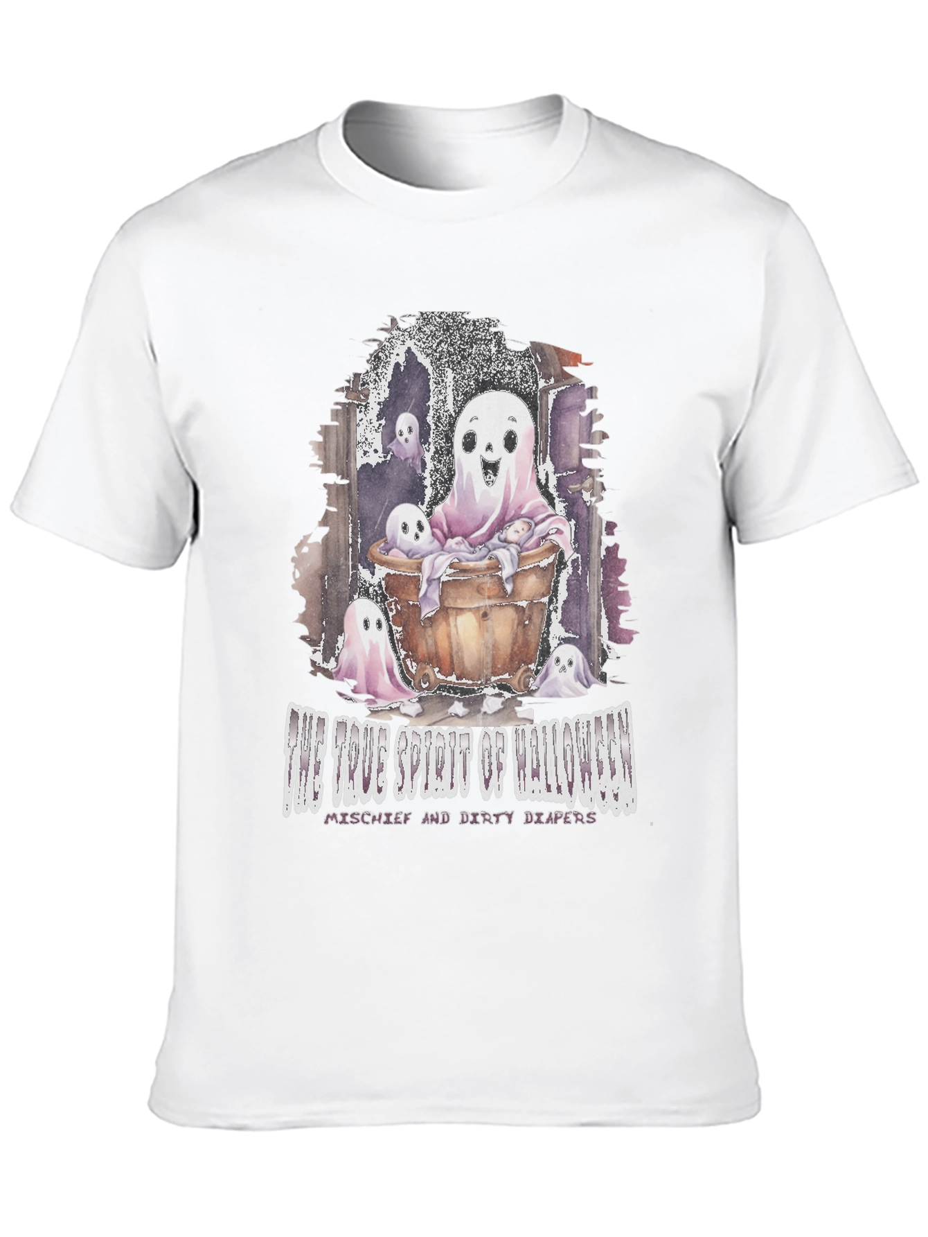Halloween Ghost T-Shirt - The True Spirit of Halloween