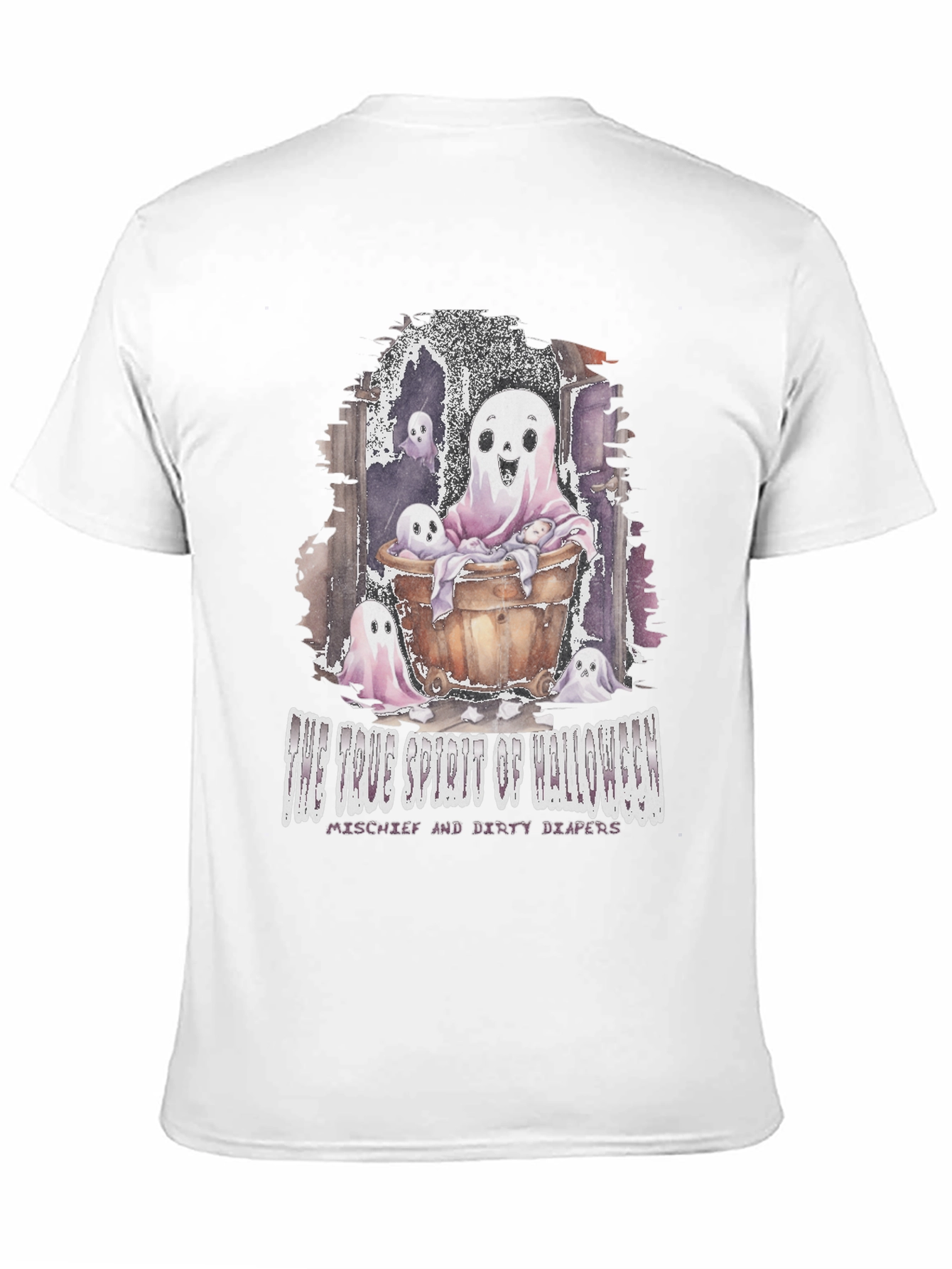 Halloween Ghost T-Shirt - The True Spirit of Halloween