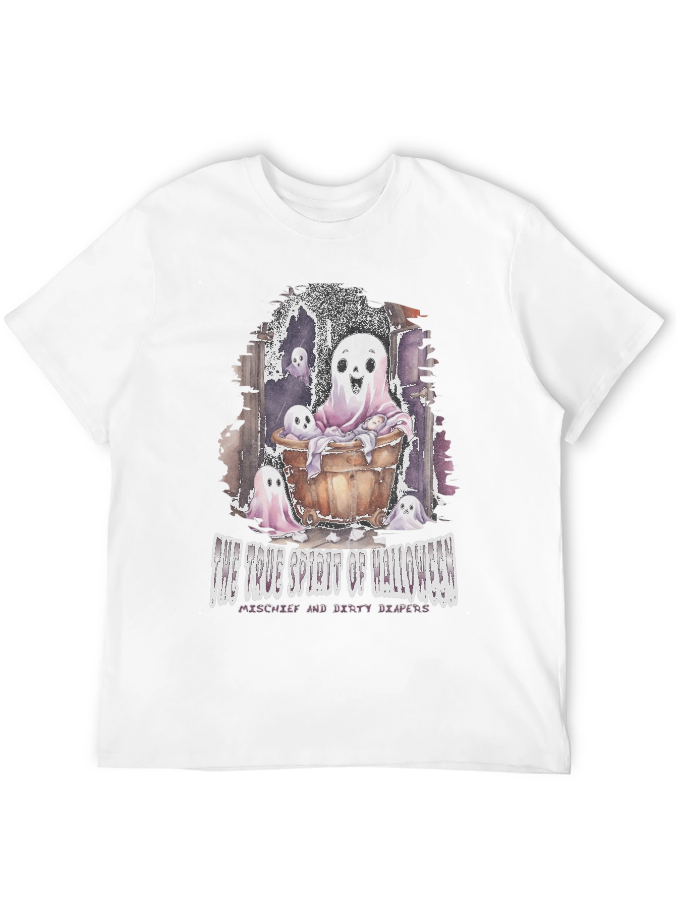 Halloween Ghost T-Shirt - The True Spirit of Halloween