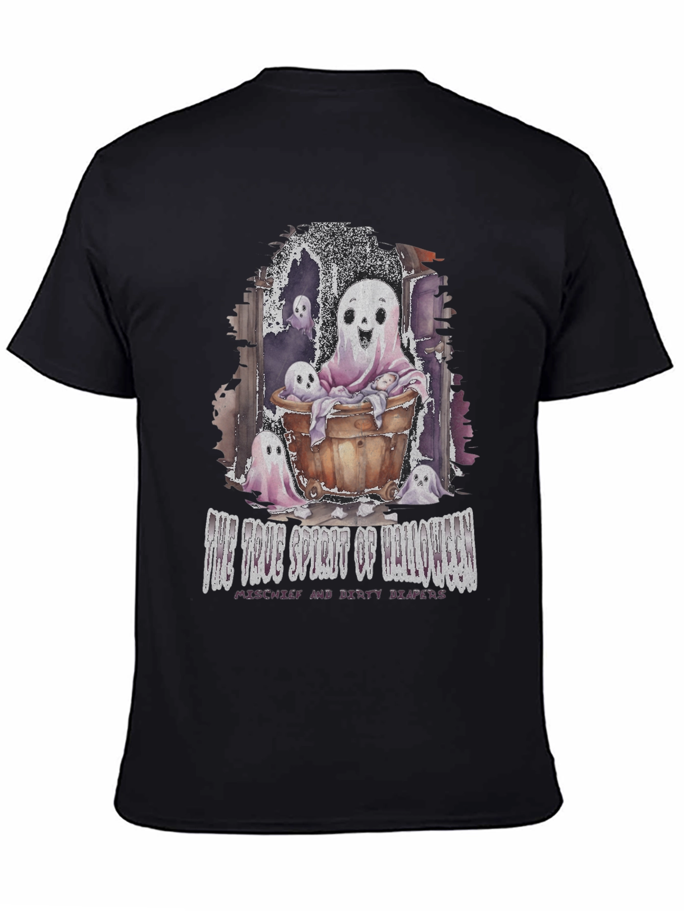 Halloween Ghost T-Shirt - The True Spirit of Halloween