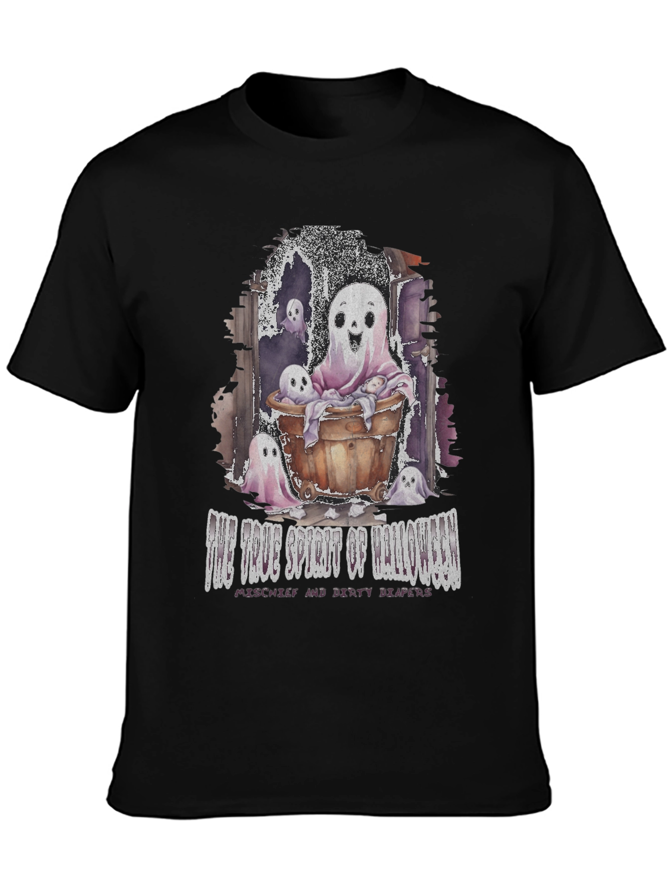 Halloween Ghost T-Shirt - The True Spirit of Halloween
