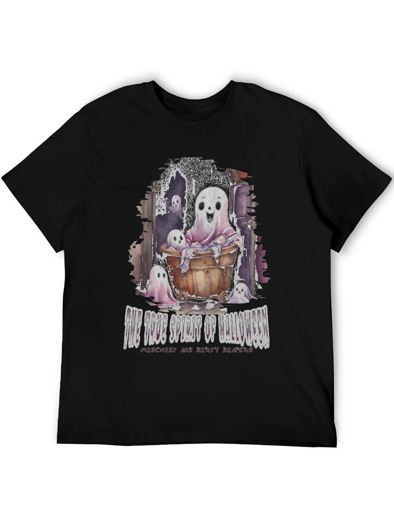 Halloween Ghost T-Shirt - The True Spirit of Halloween