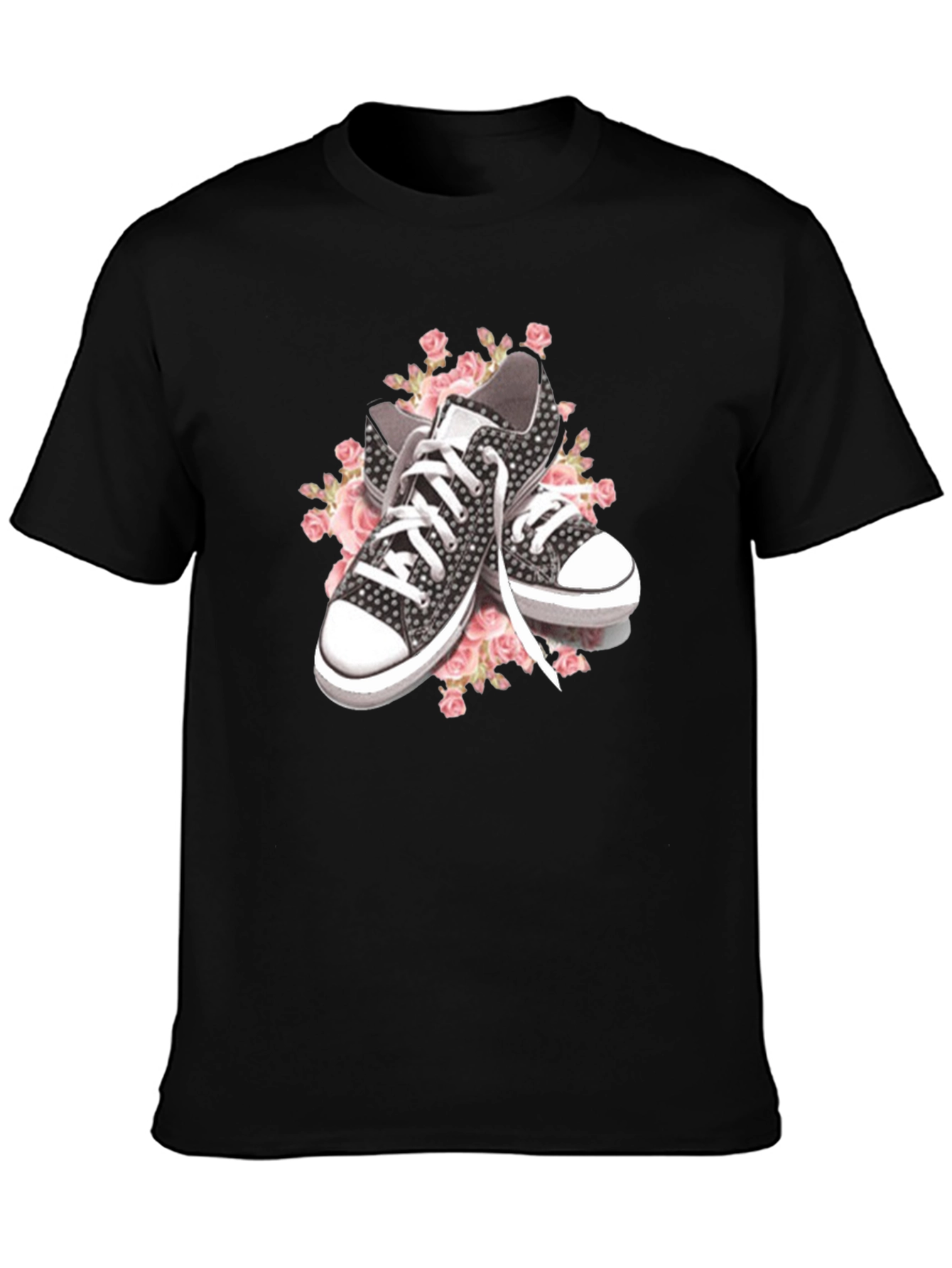 Sneakers & Roses Graphic Tee - Stylish Casual Wear