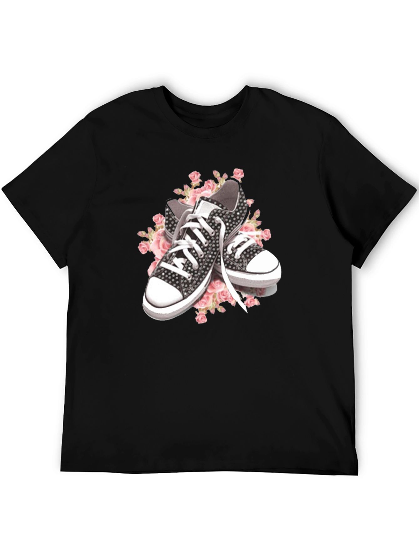 Sneakers & Roses Graphic Tee - Stylish Casual Wear