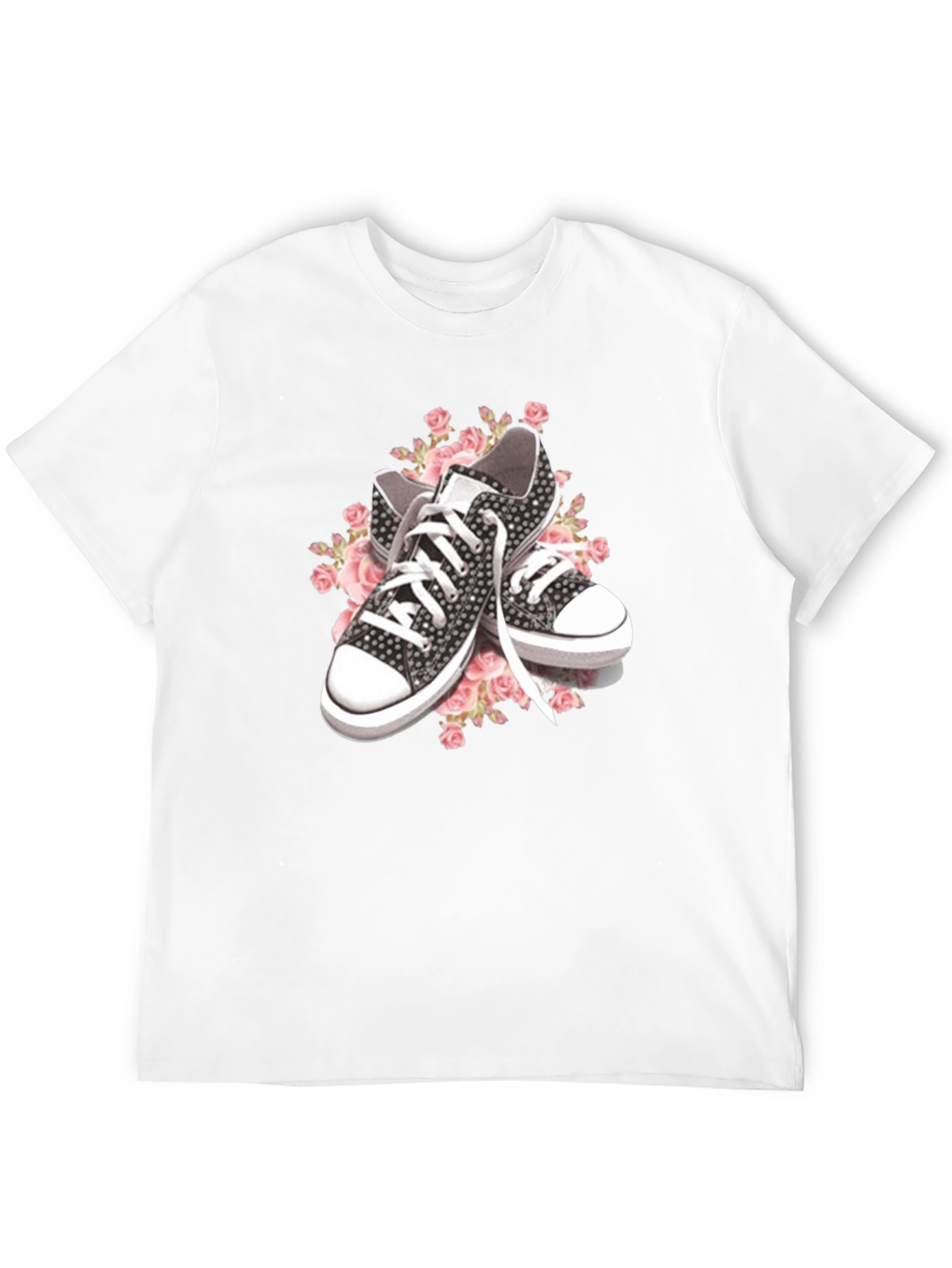 Sneakers & Roses Graphic Tee - Stylish Casual Wear