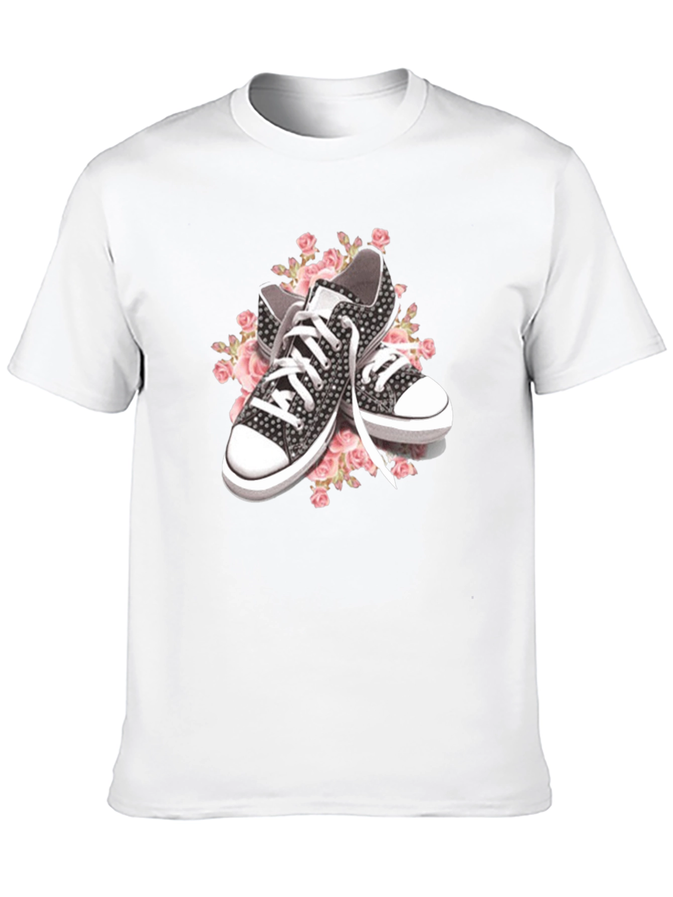 Sneakers & Roses Graphic Tee - Stylish Casual Wear