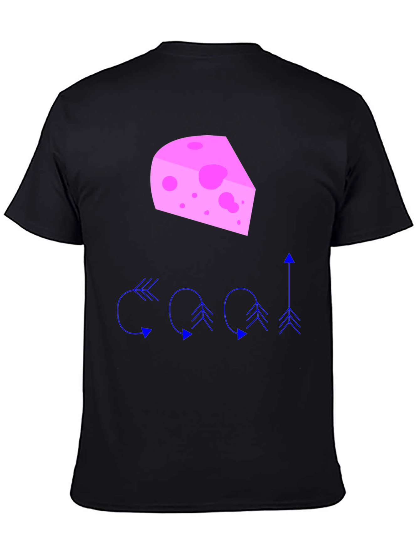 Novelty Cheese & Arrow Graphic Tee
