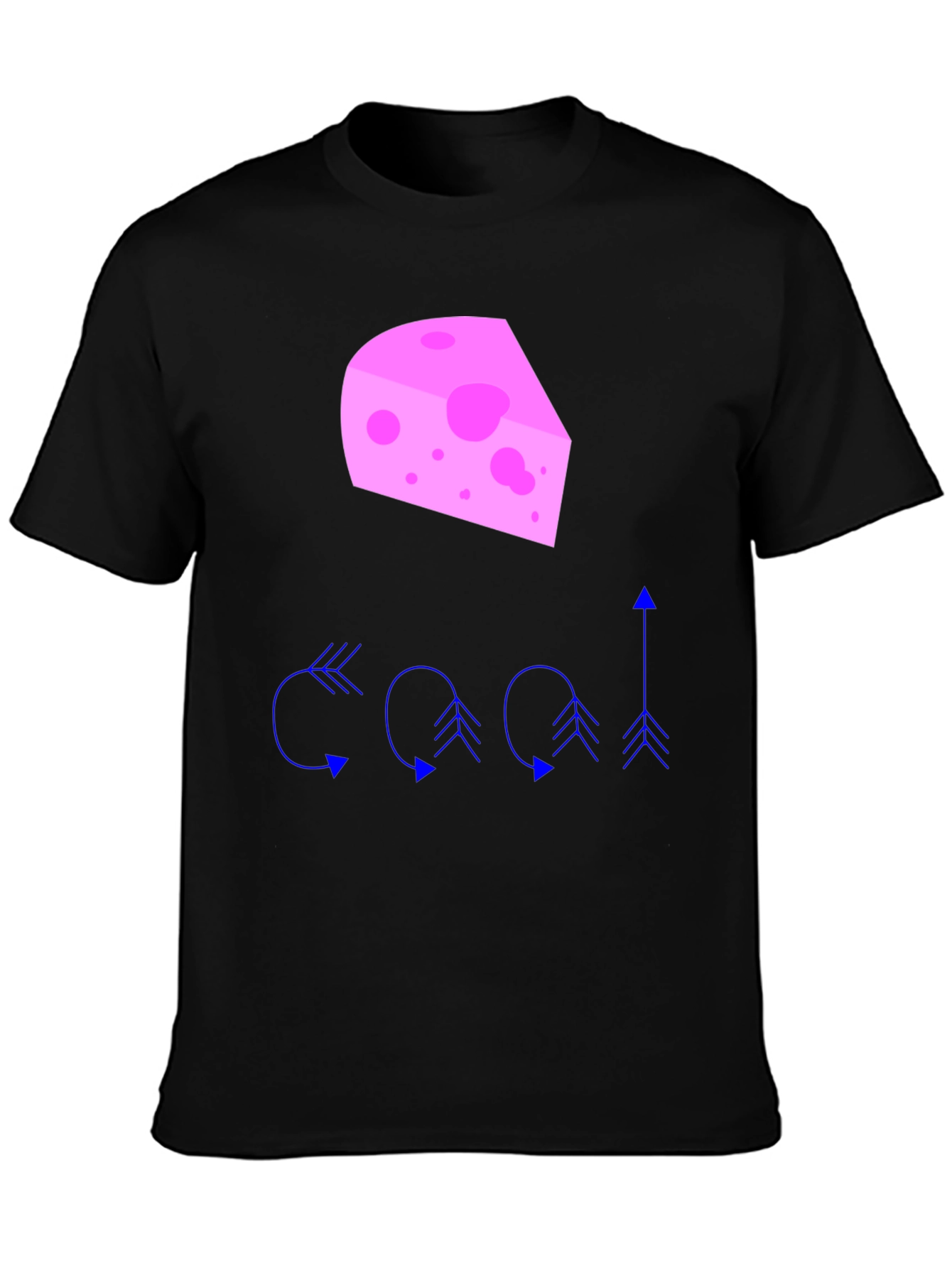 Novelty Cheese & Arrow Graphic Tee