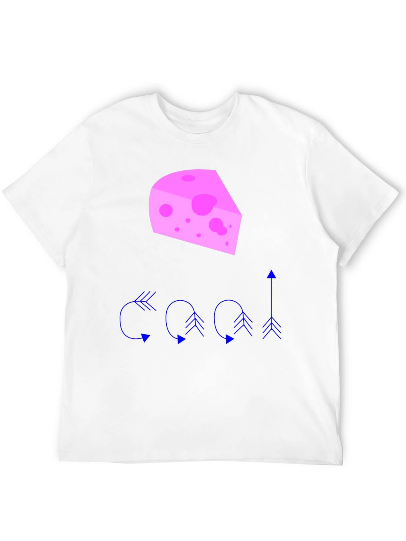 Novelty Cheese & Arrow Graphic Tee