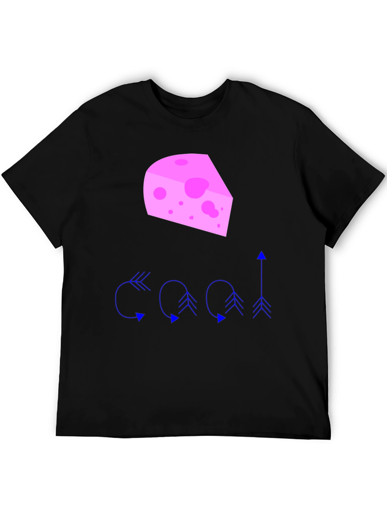 Novelty Cheese & Arrow Graphic Tee