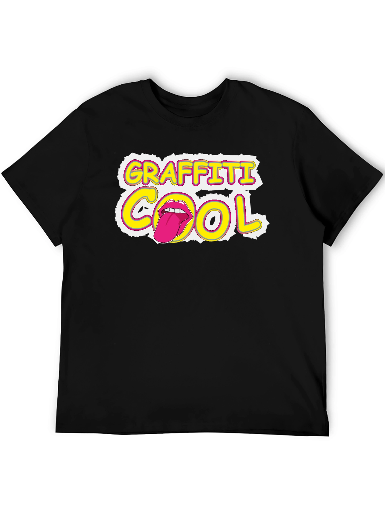 Cool Graffiti Graphic T-Shirt - Edgy Streetwear