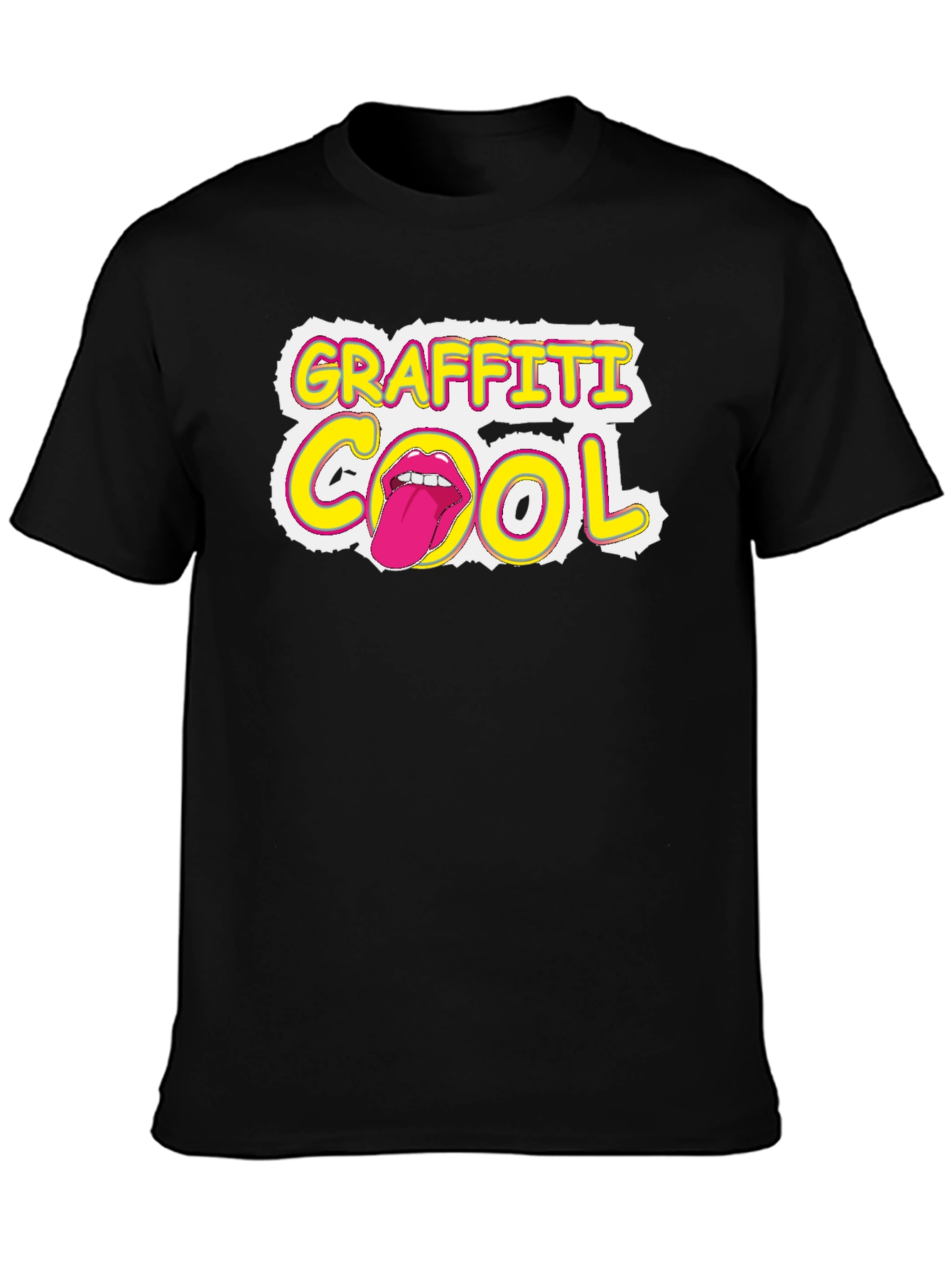 Cool Graffiti Graphic T-Shirt - Edgy Streetwear