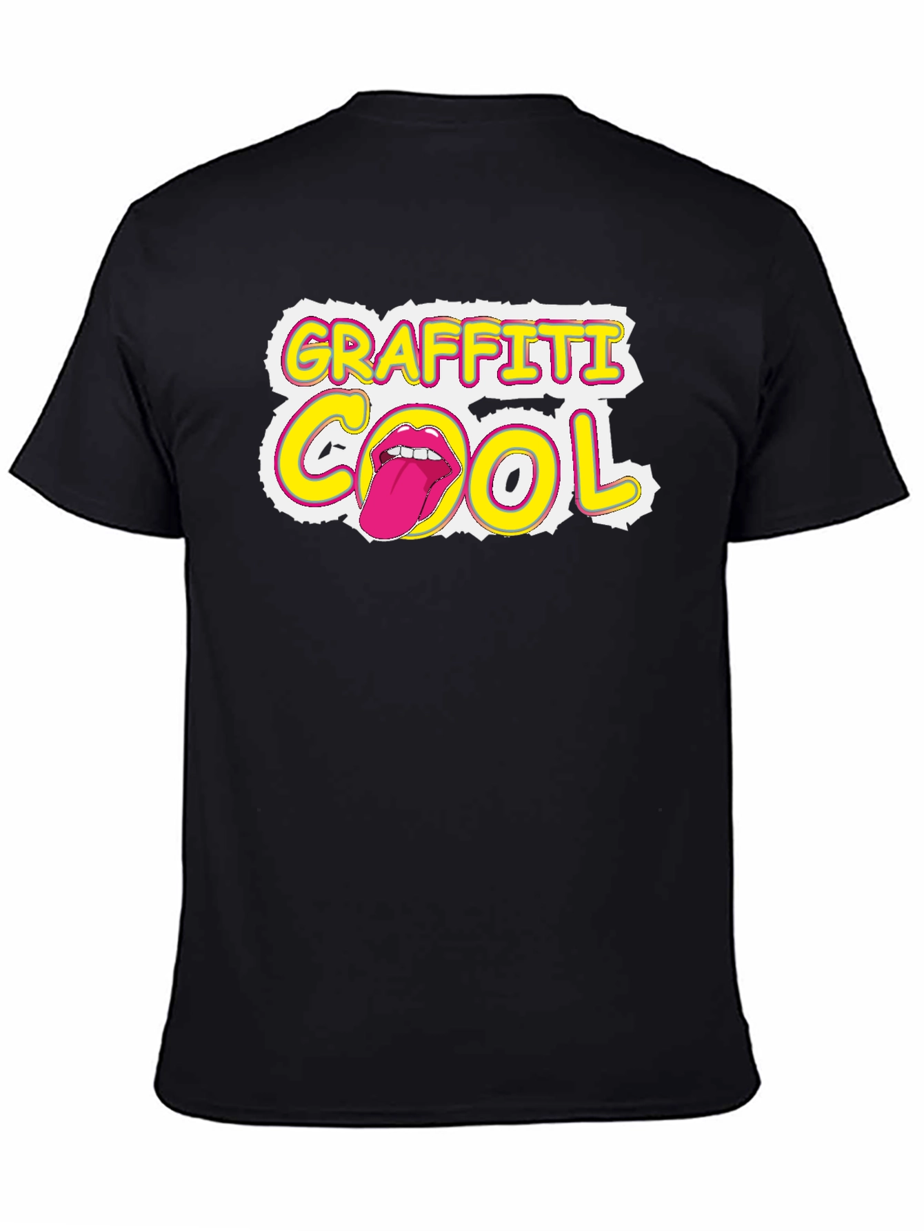 Cool Graffiti Graphic T-Shirt - Edgy Streetwear
