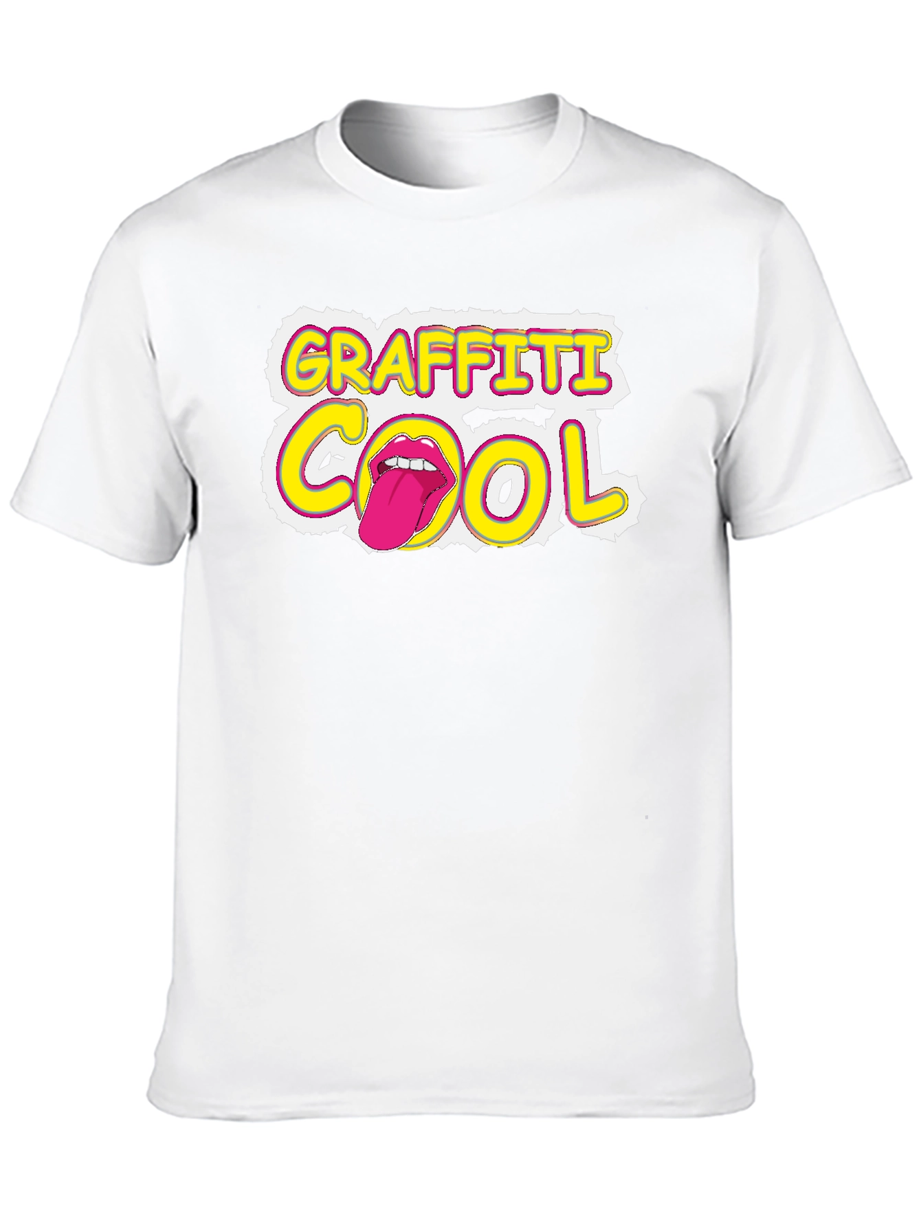 Cool Graffiti Graphic T-Shirt - Edgy Streetwear