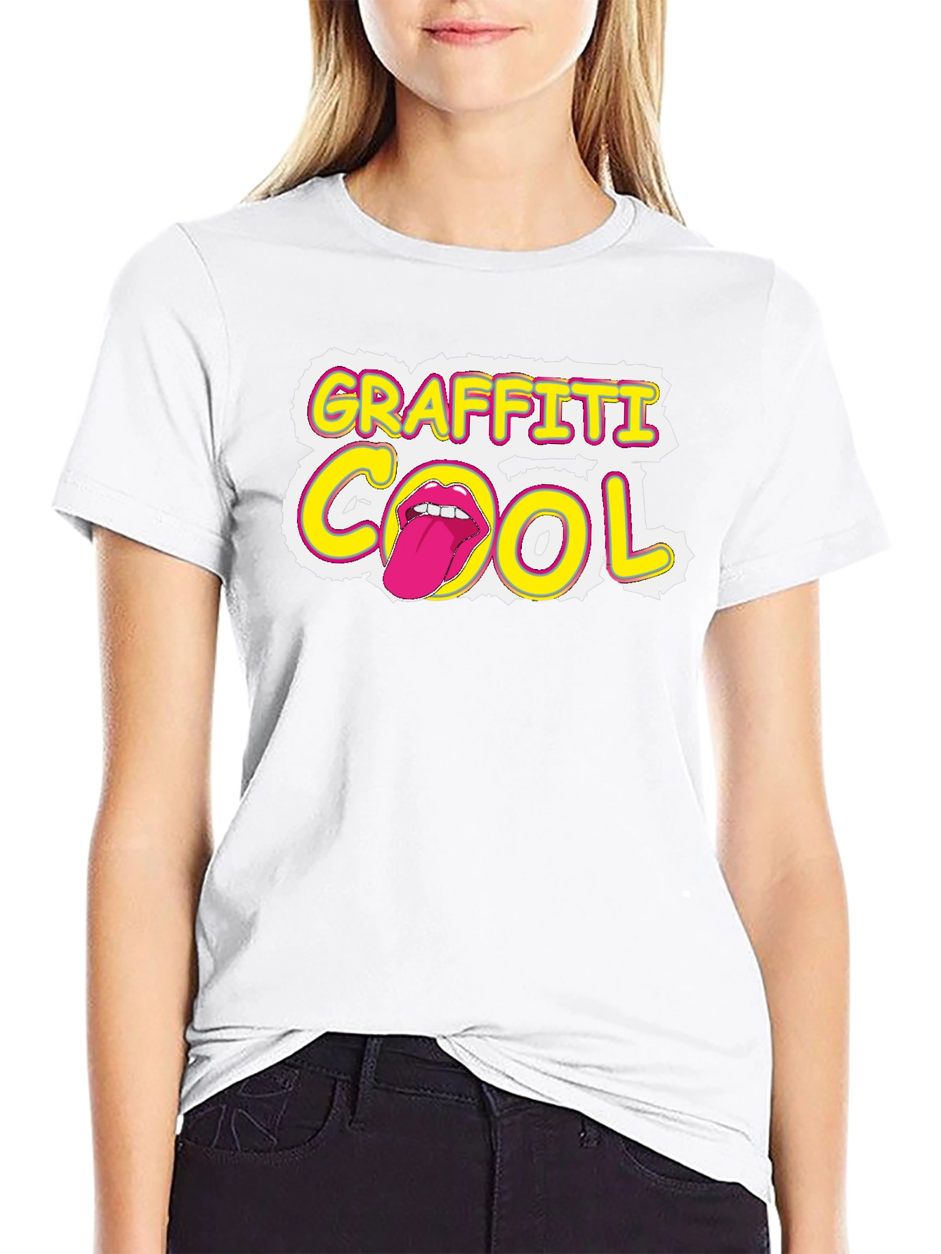 Cool Graffiti Graphic T-Shirt - Edgy Streetwear