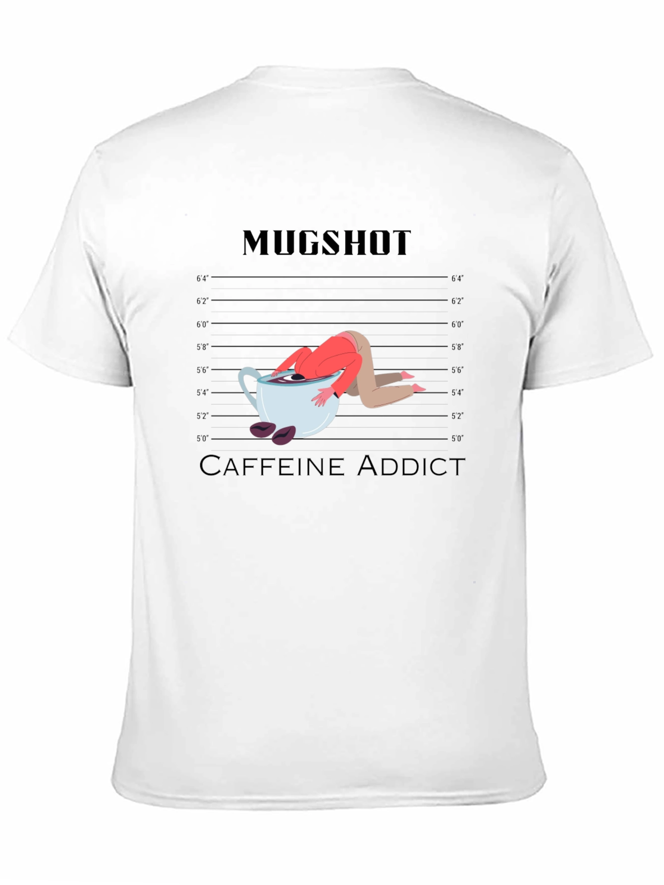 Mugshot Caffeine Addict Graphic T-Shirt