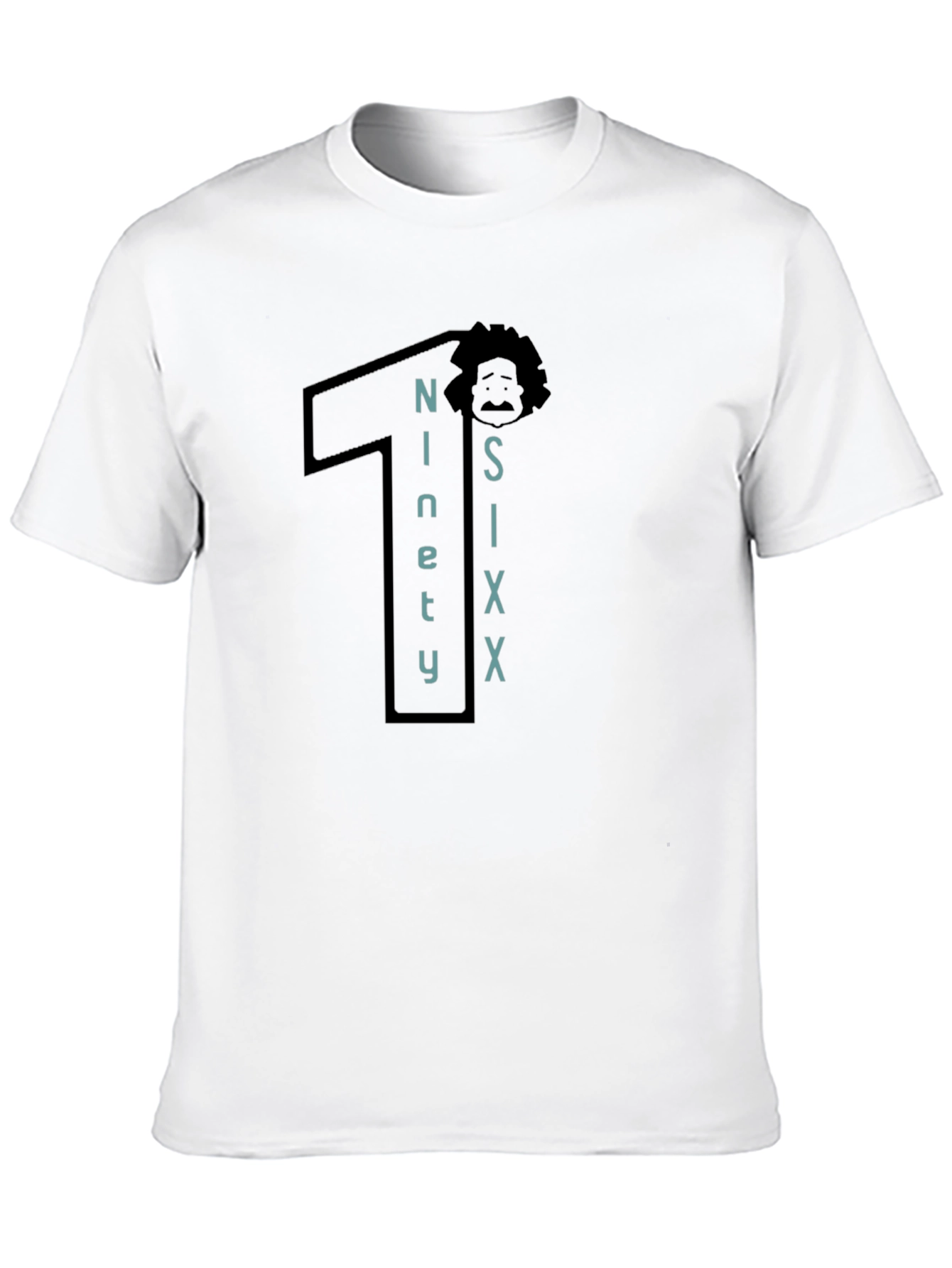 Ninety Six Graphic Tee - Black Cotton T-Shirt