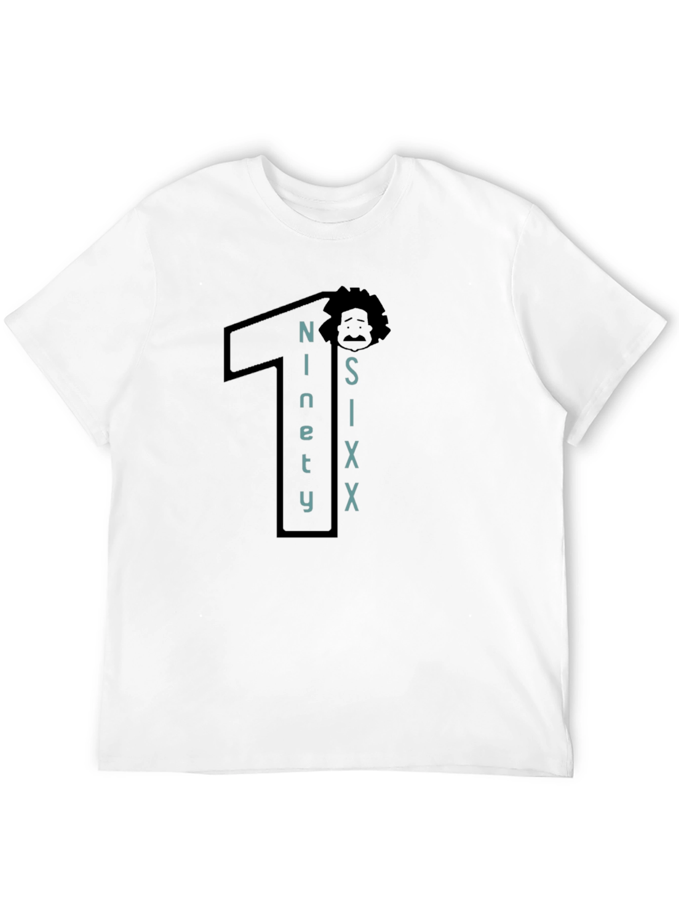 Ninety Six Graphic Tee - Black Cotton T-Shirt
