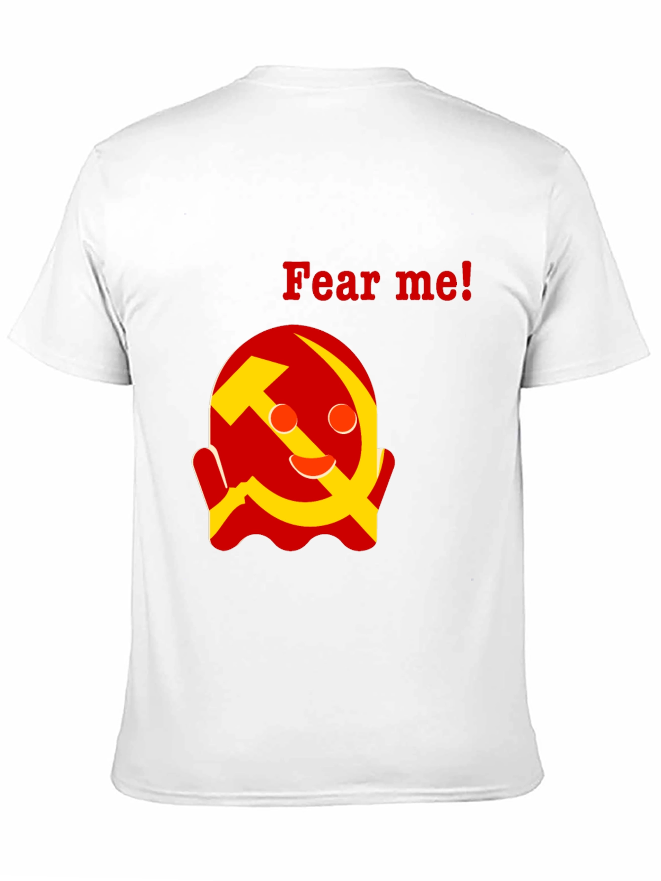 Fear Me! Communist Ghost Black T-shirt