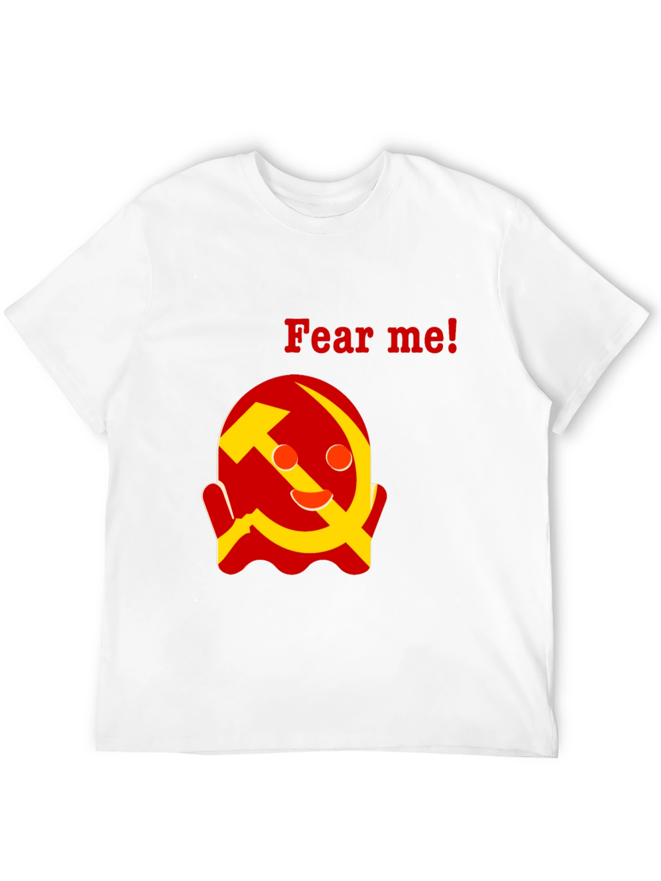 Fear Me! Communist Ghost Black T-shirt
