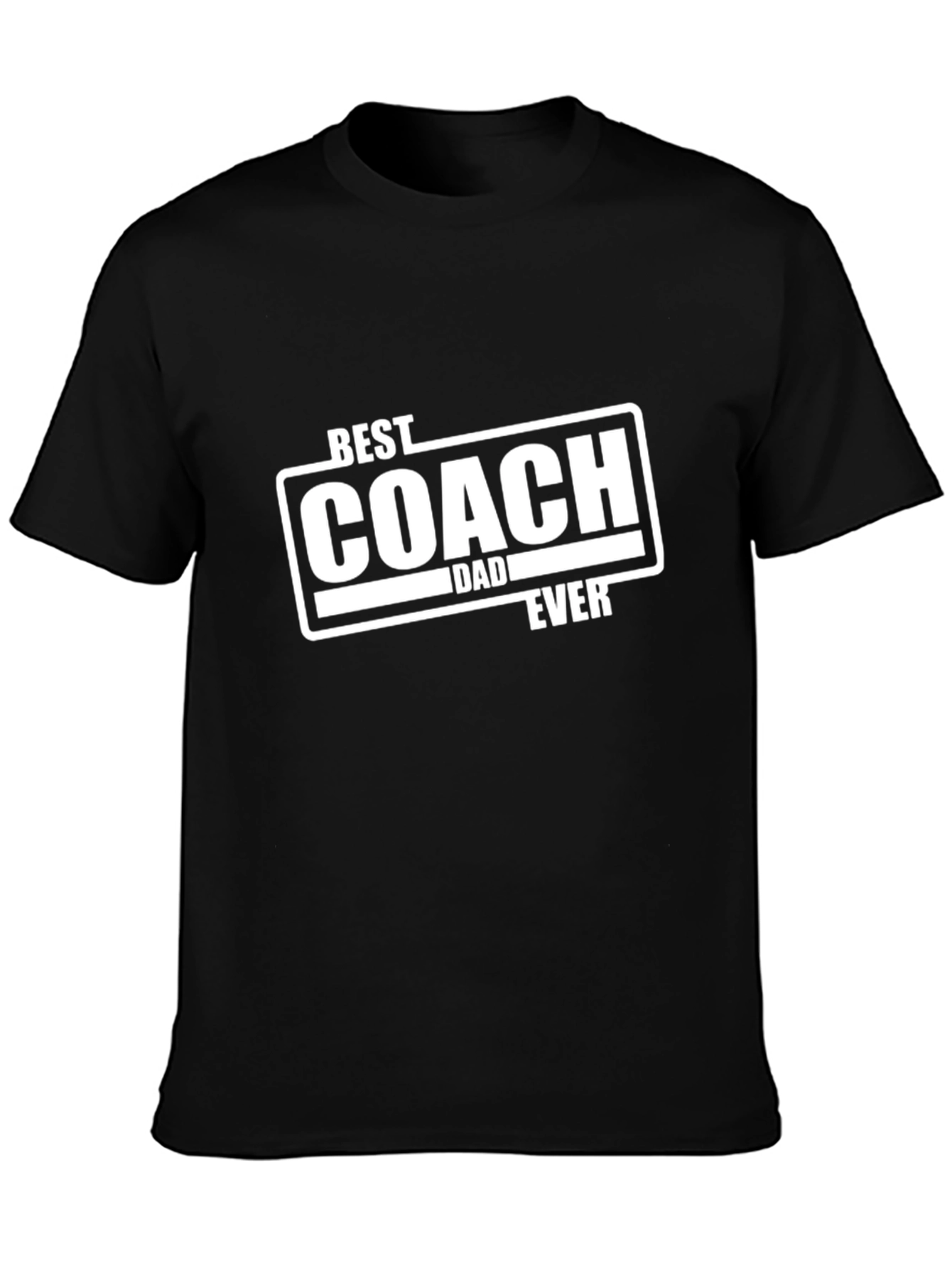 Best Coach Dad Ever T-Shirt - Black