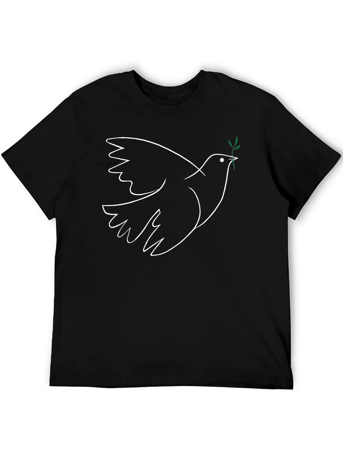 Dove Peace T-Shirt - Minimalist Bird Design