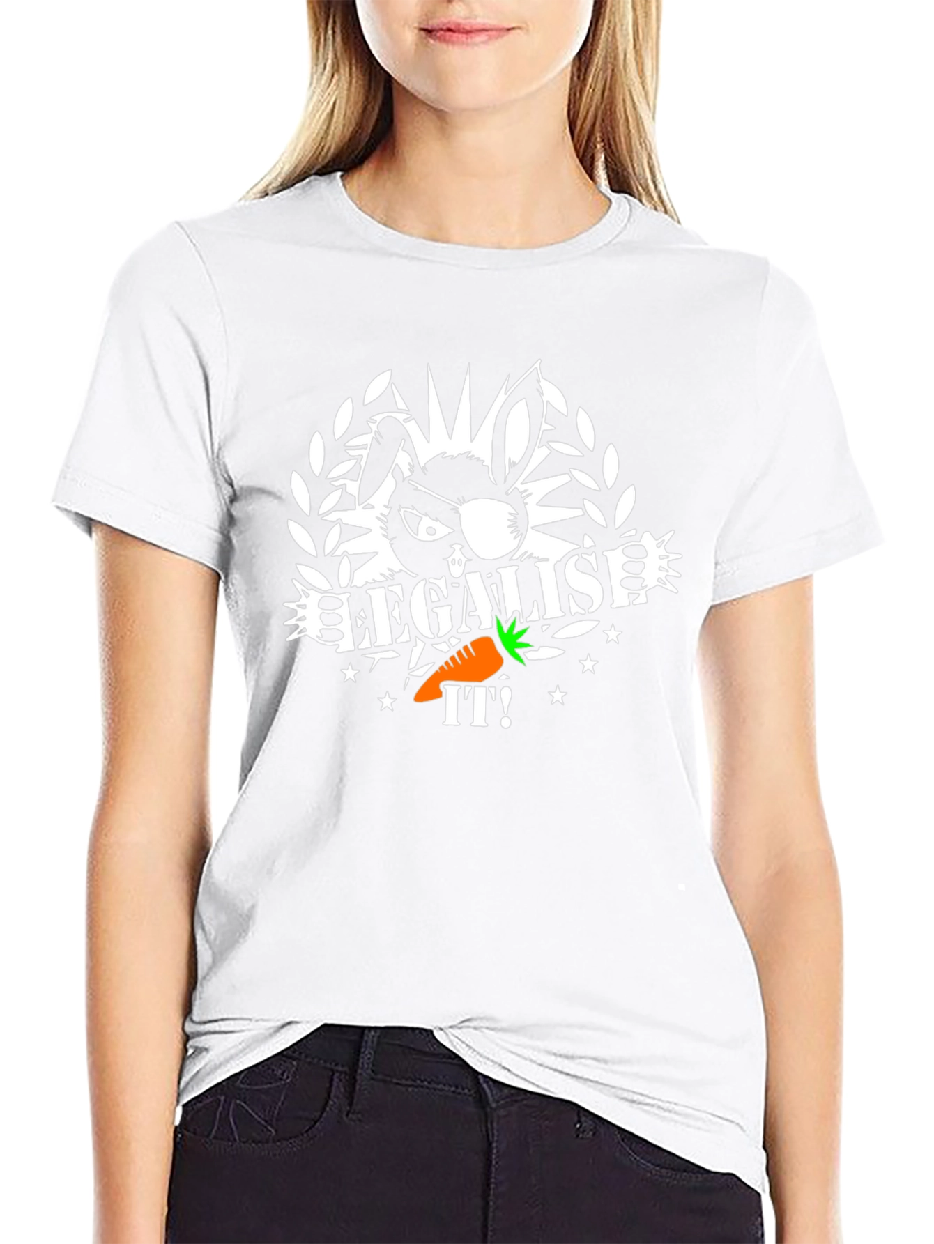 Legalise It! Bunny T-Shirt - Cool Graphic Tee