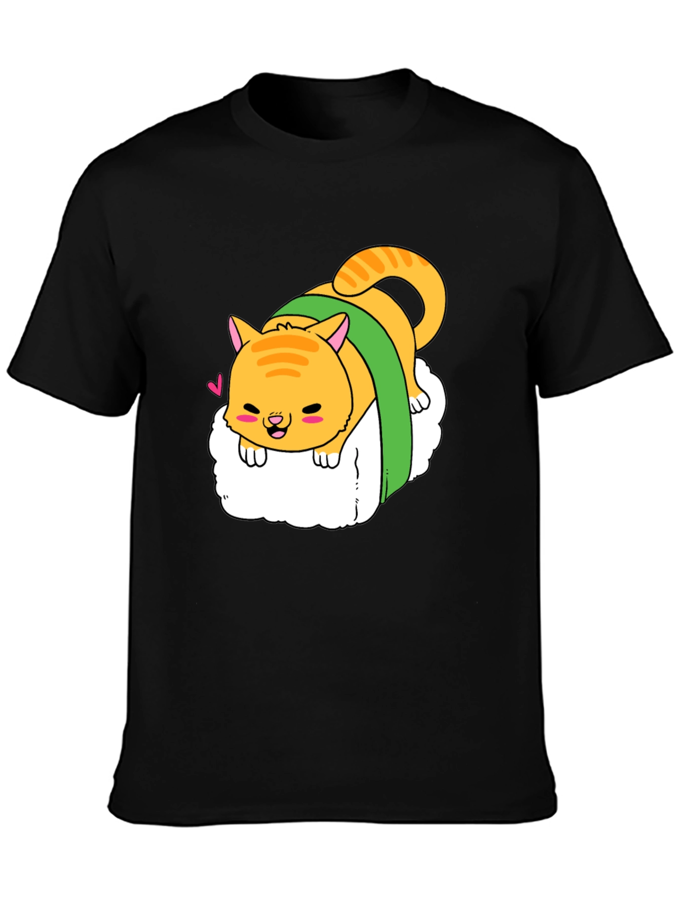 Sushi Cat T-Shirt - Funny Anime Tee