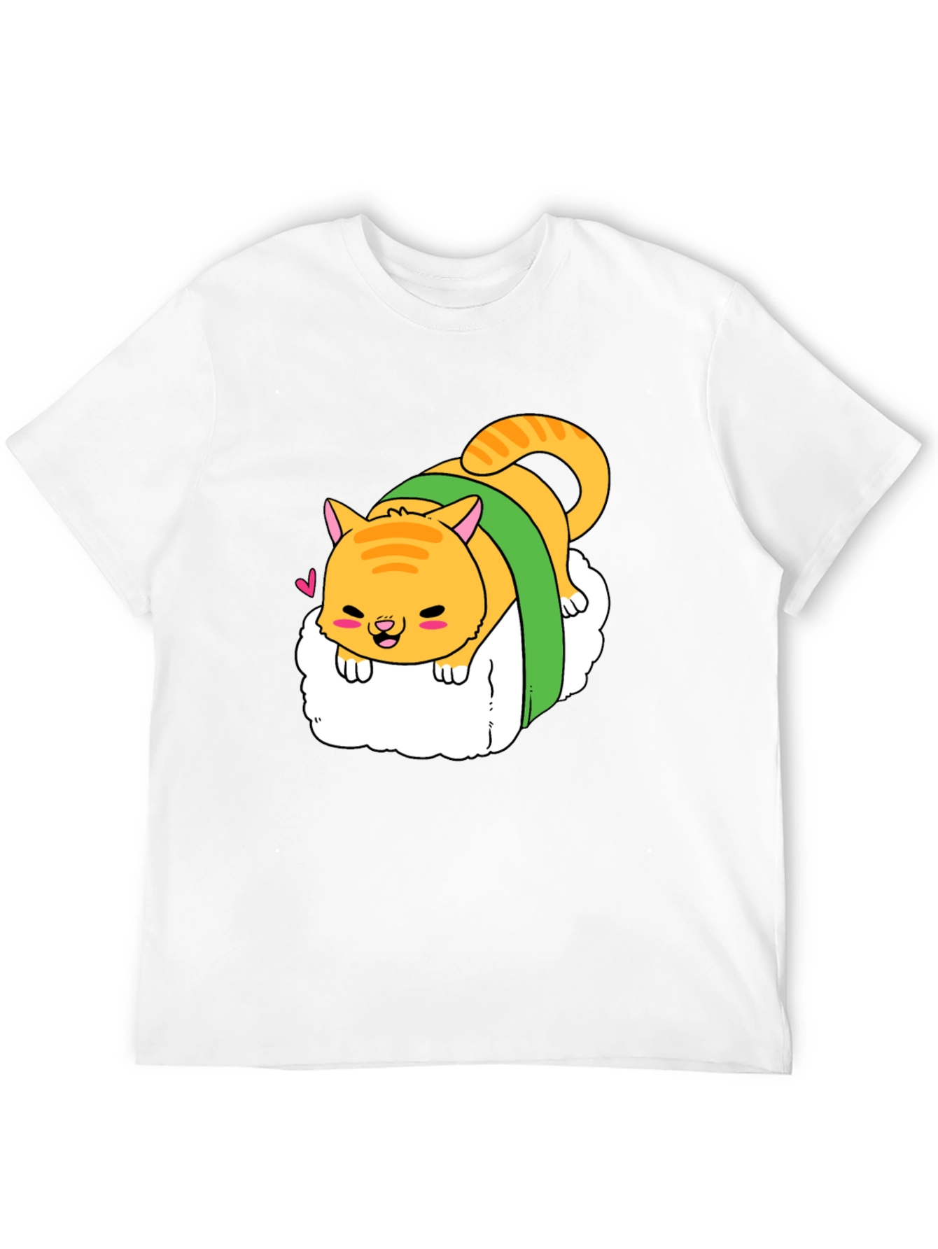 Sushi Cat T-Shirt - Funny Anime Tee