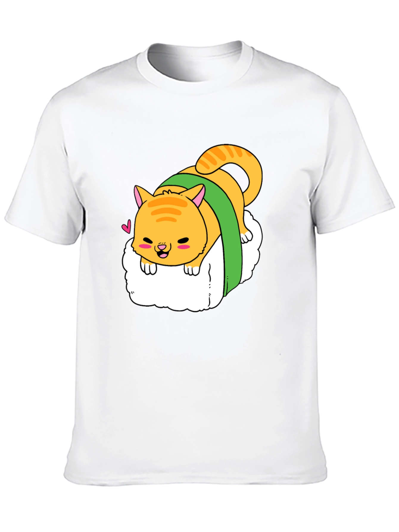 Sushi Cat T-Shirt - Funny Anime Tee