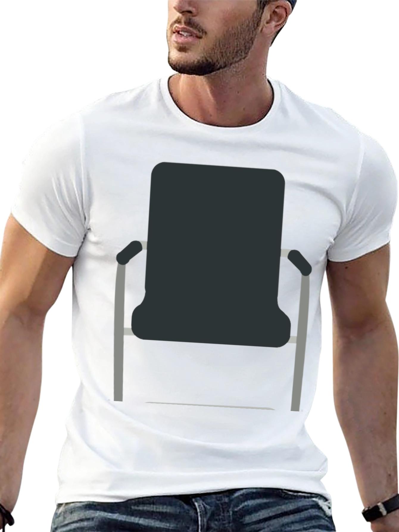 Modern Chair Graphic T-Shirt - Comfort & Style
