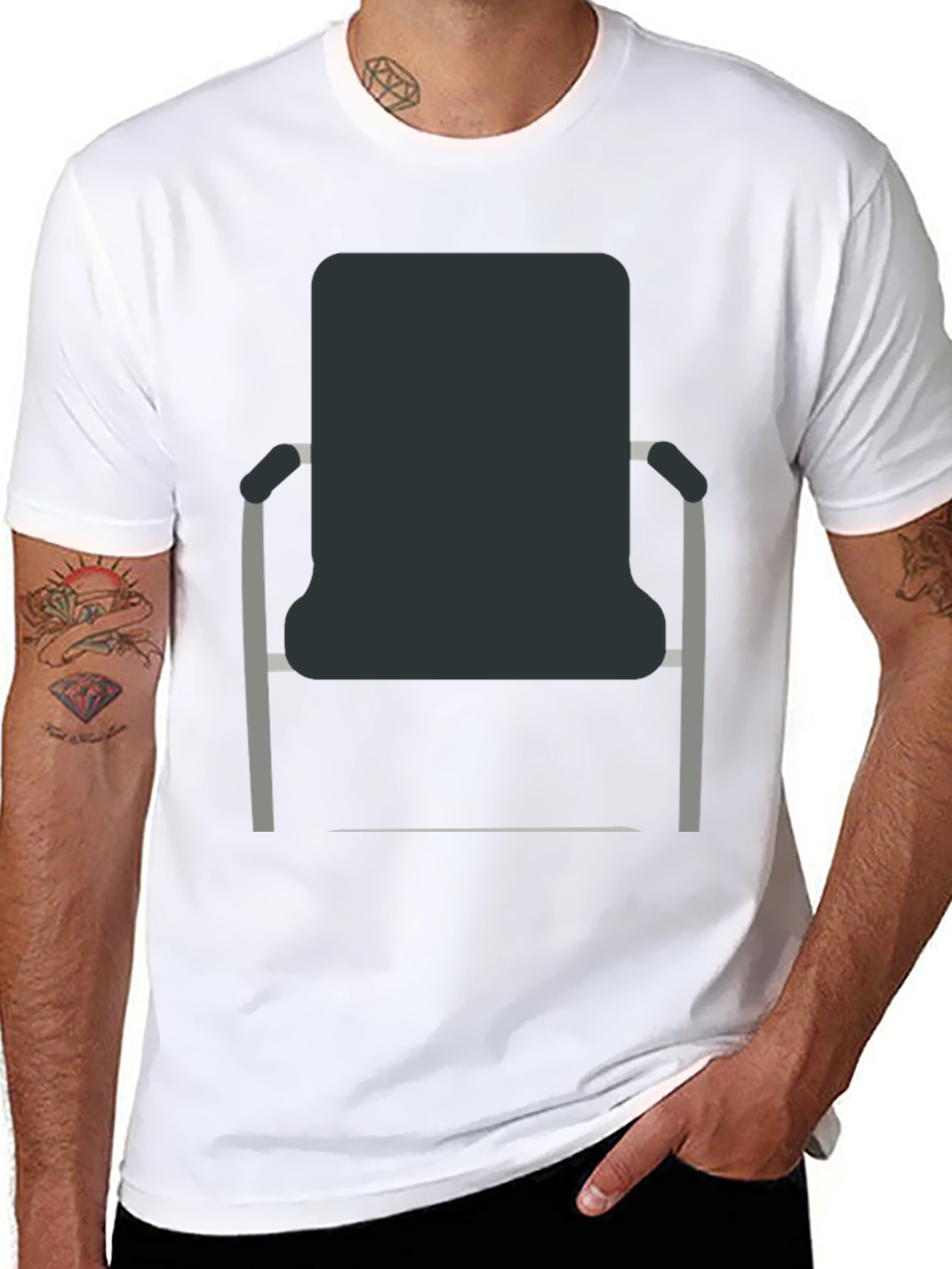 Modern Chair Graphic T-Shirt - Comfort & Style