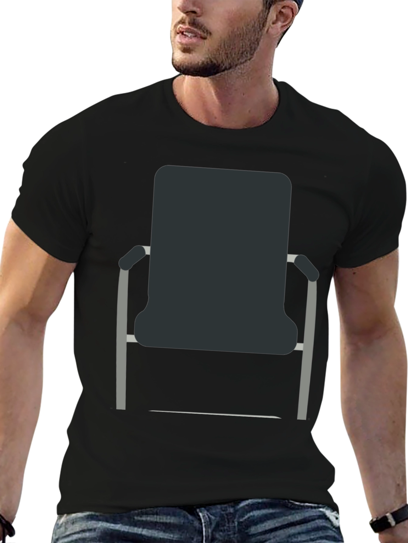 Modern Chair Graphic T-Shirt - Comfort & Style