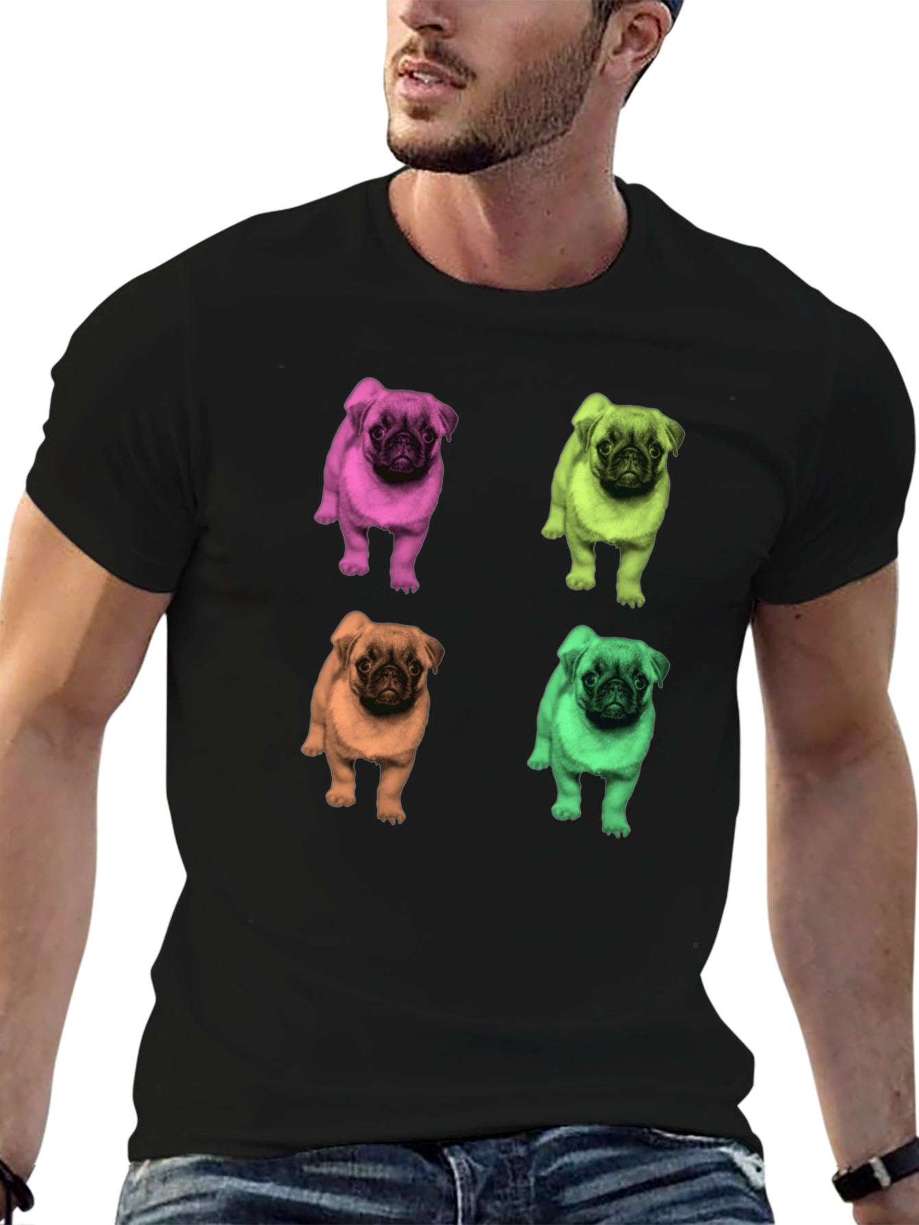 Pop Art Pug T-Shirt