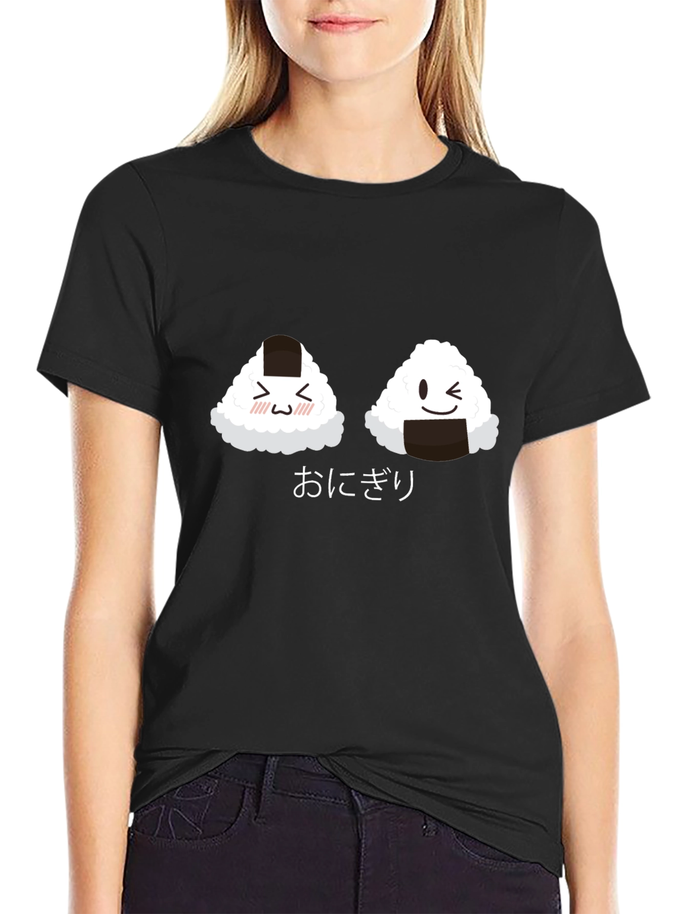 Cute Onigiri Kawaii Japanese Food T-Shirt