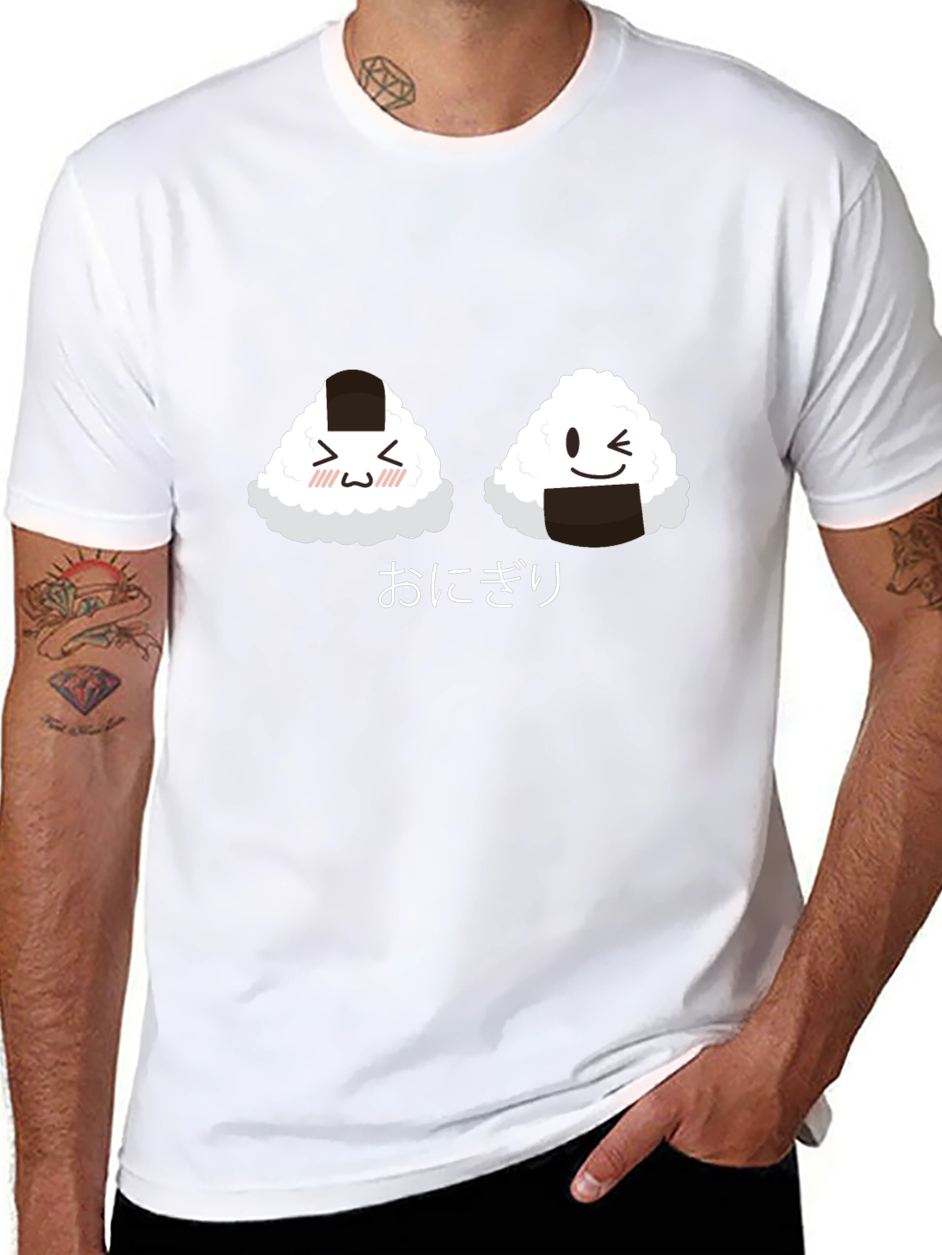 Cute Onigiri Kawaii Japanese Food T-Shirt
