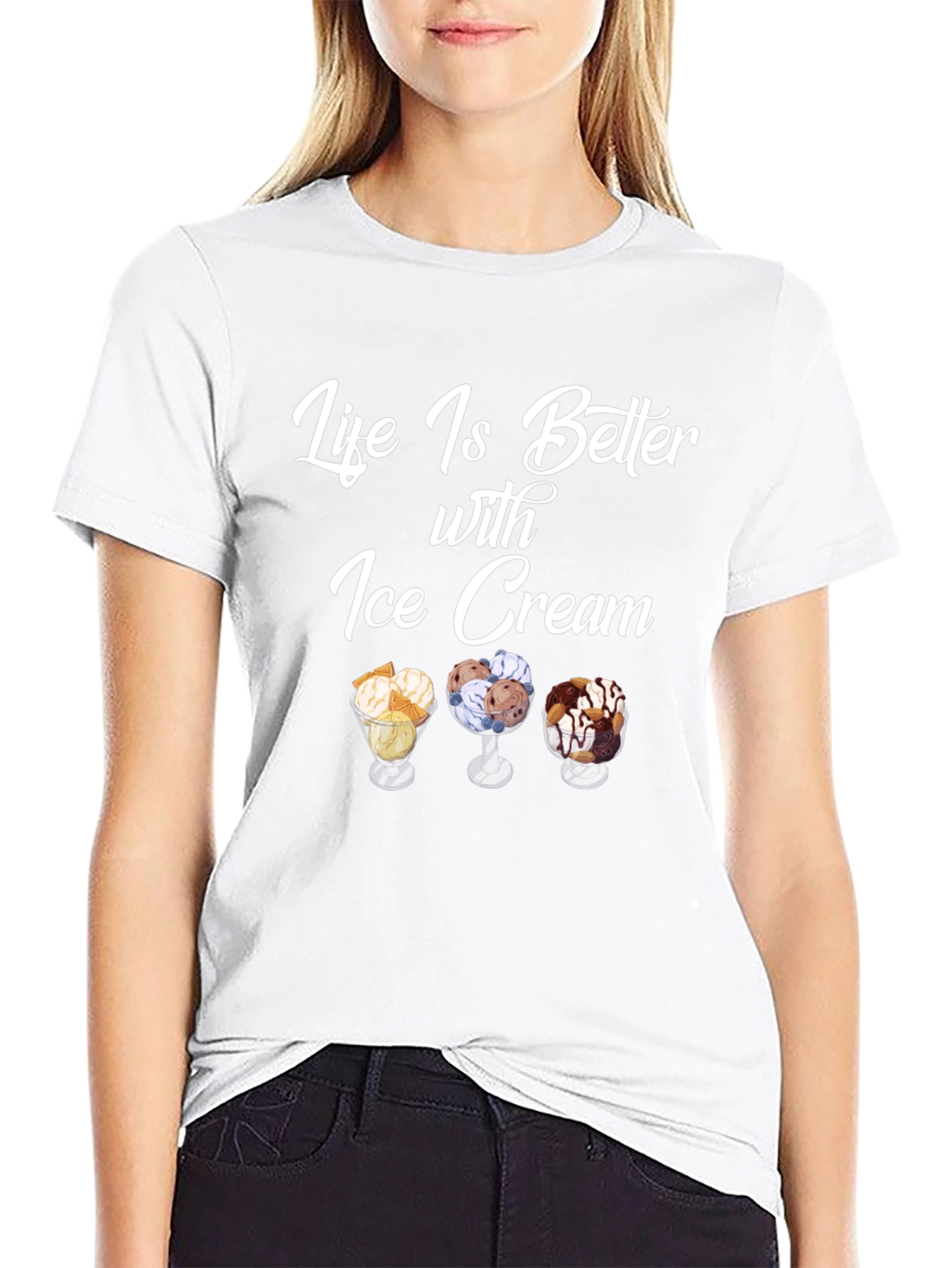 Life is Better with Ice Cream T-Shirt