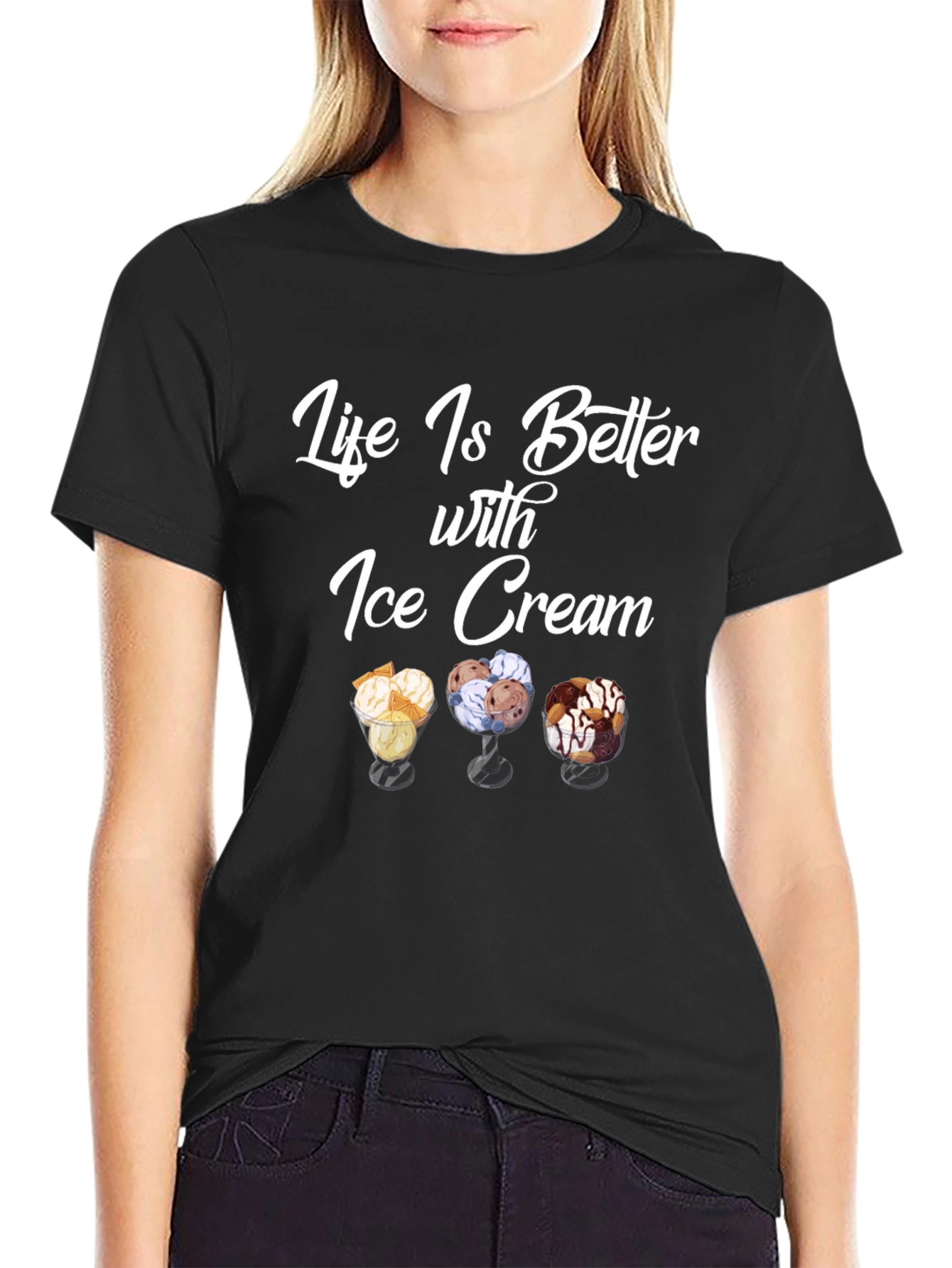 Life is Better with Ice Cream T-Shirt