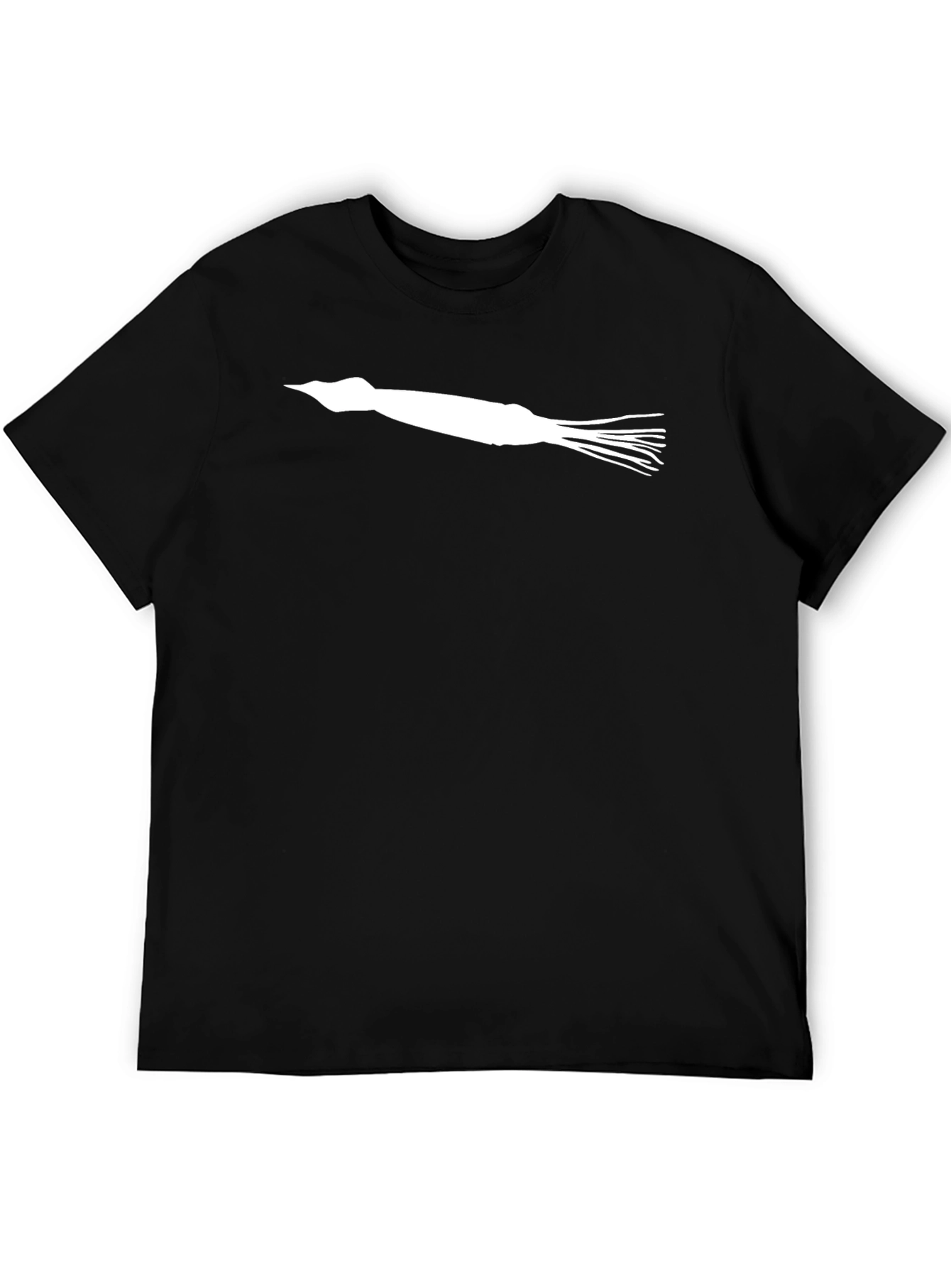 Squid Graphic T-Shirt - Mens Black Tee